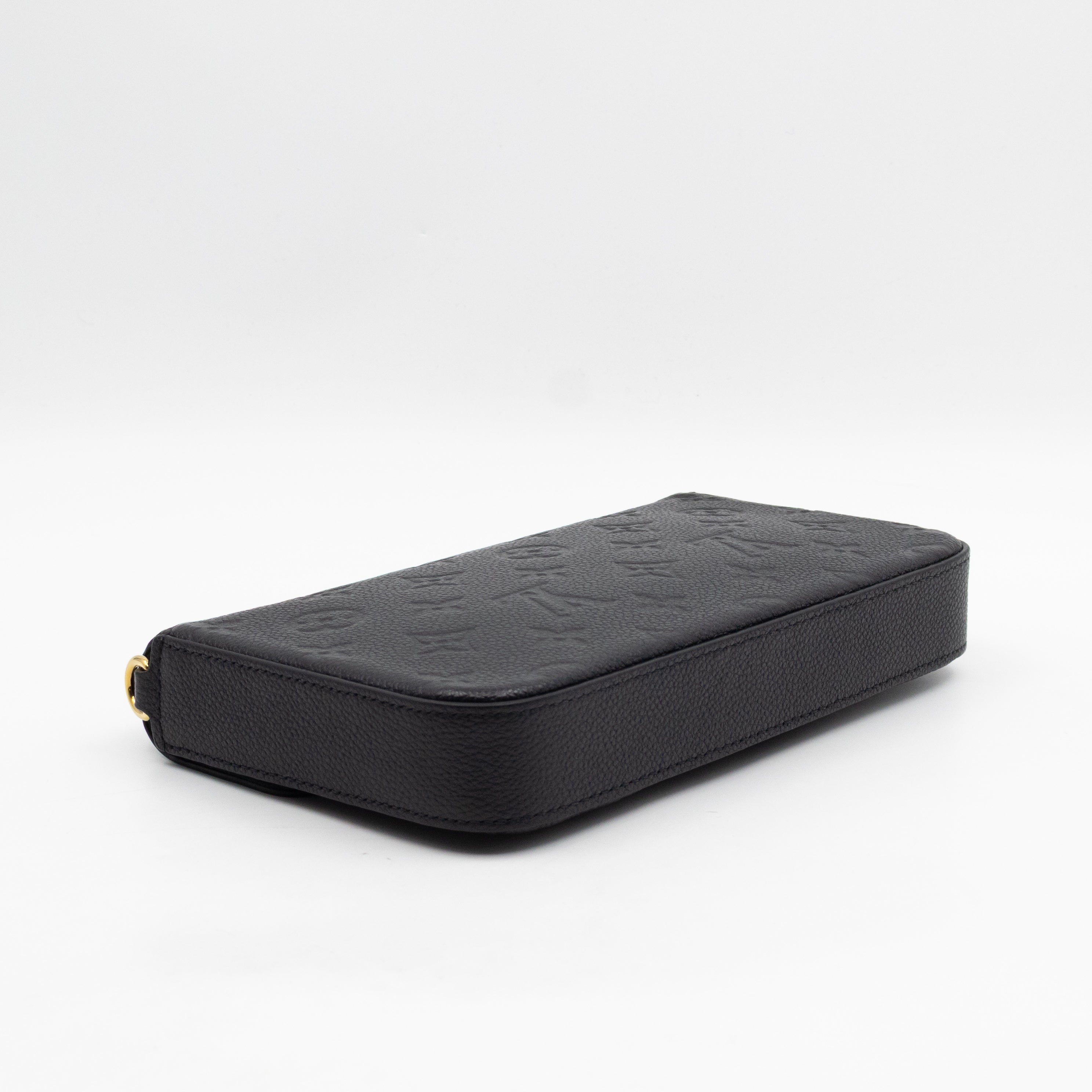 Pochette Felicie Black Monogram Empreinte