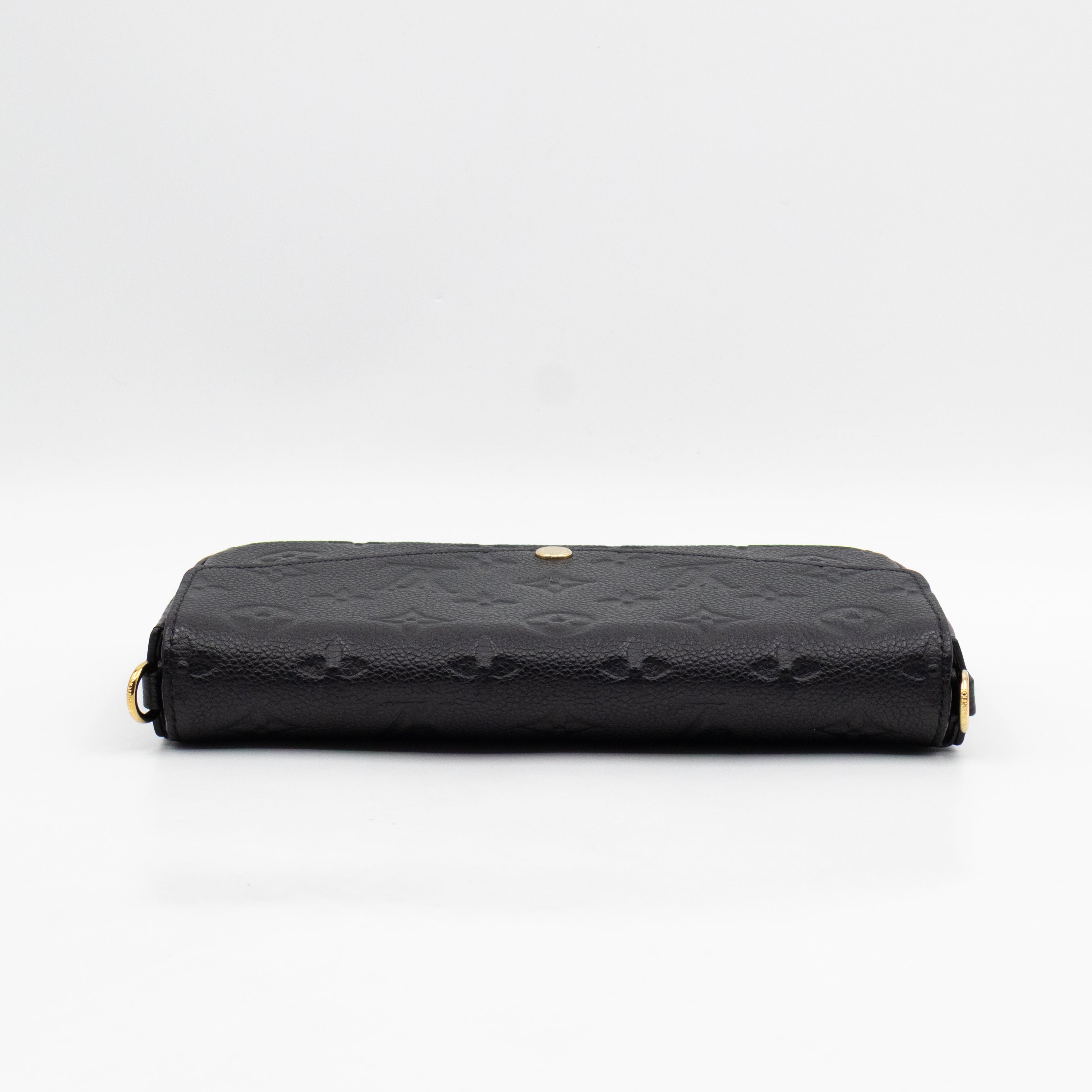 Pochette Felicie Black Monogram Empreinte