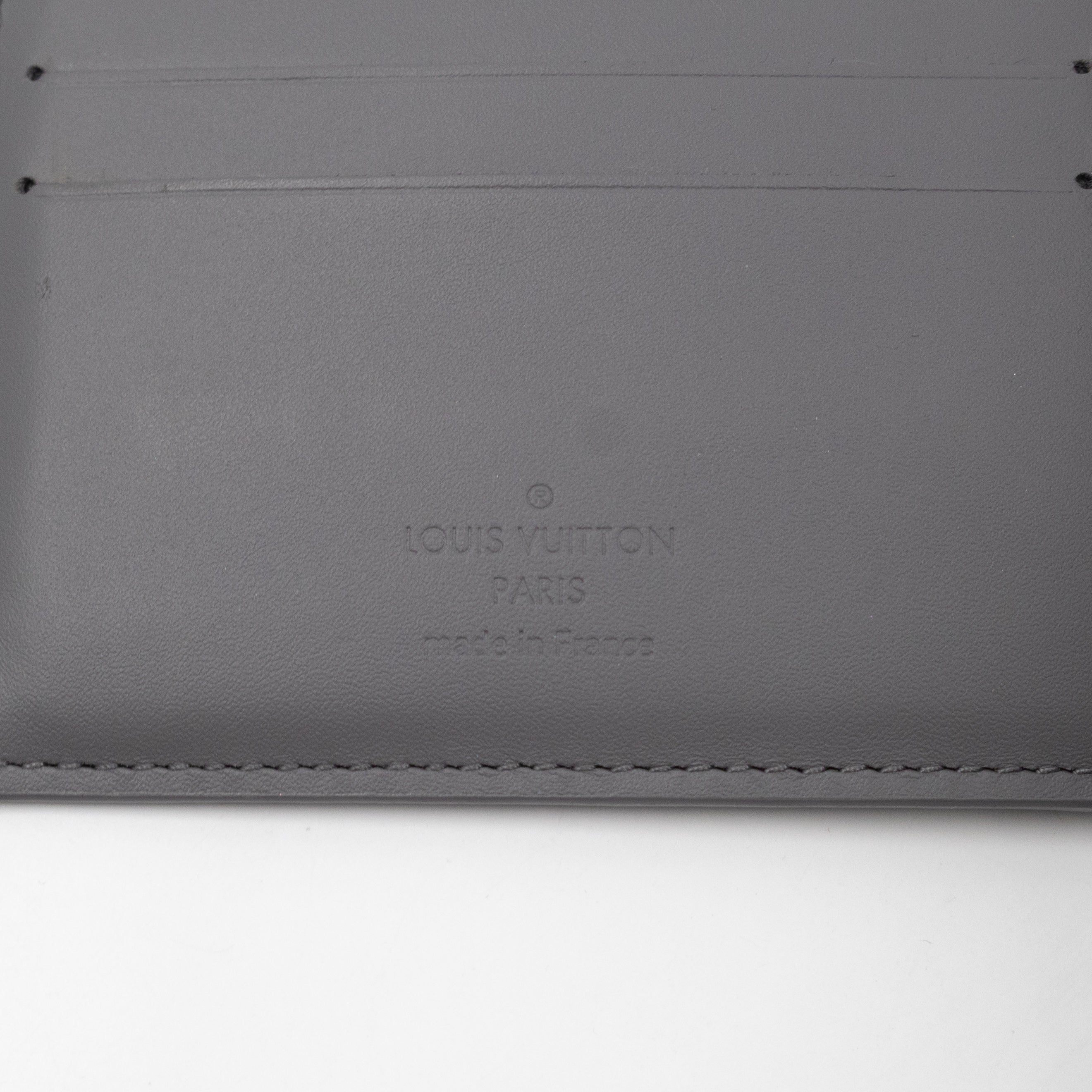 Multiple Wallet Anthracite Grey Monogram Shadow Leather