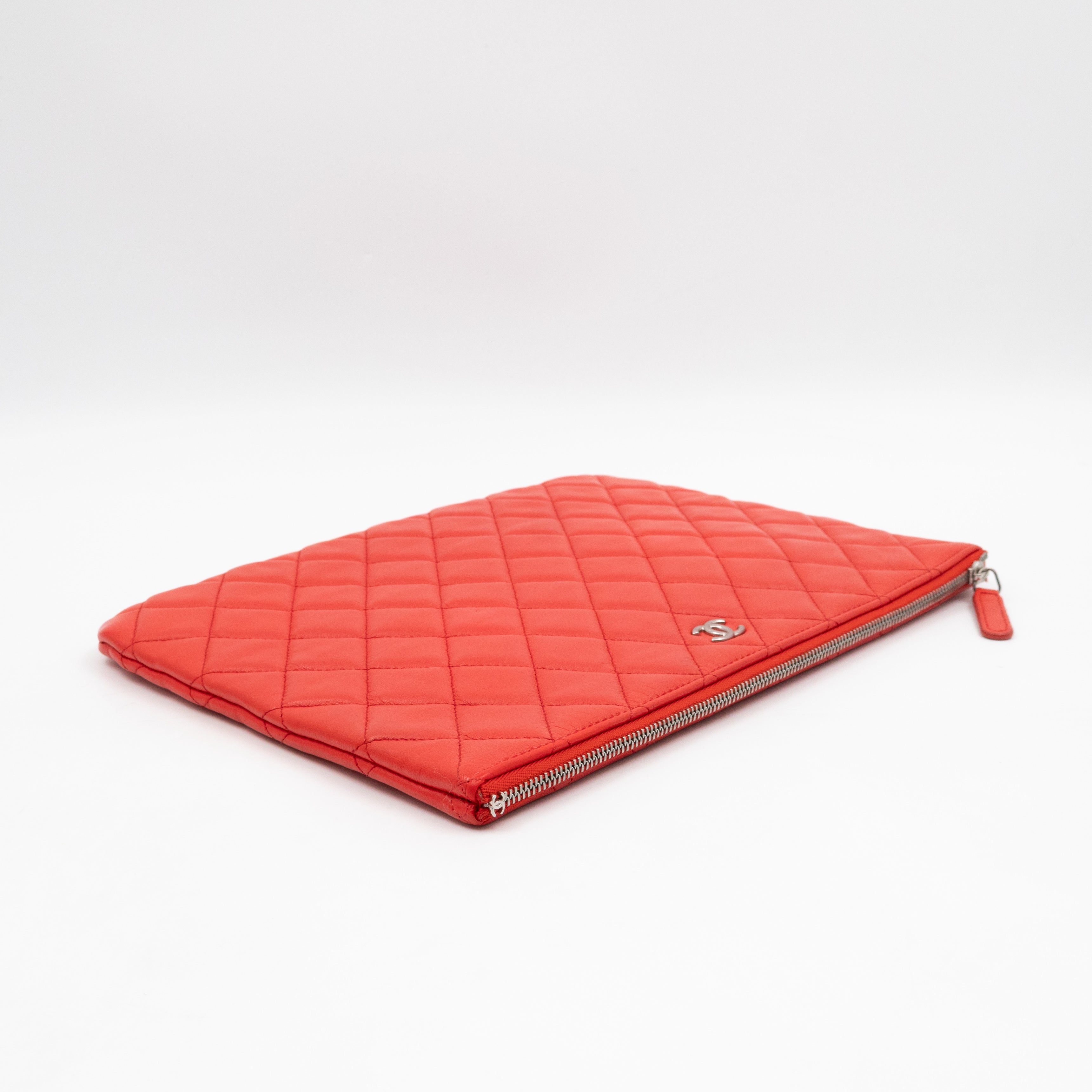 O Case Large Red Leather