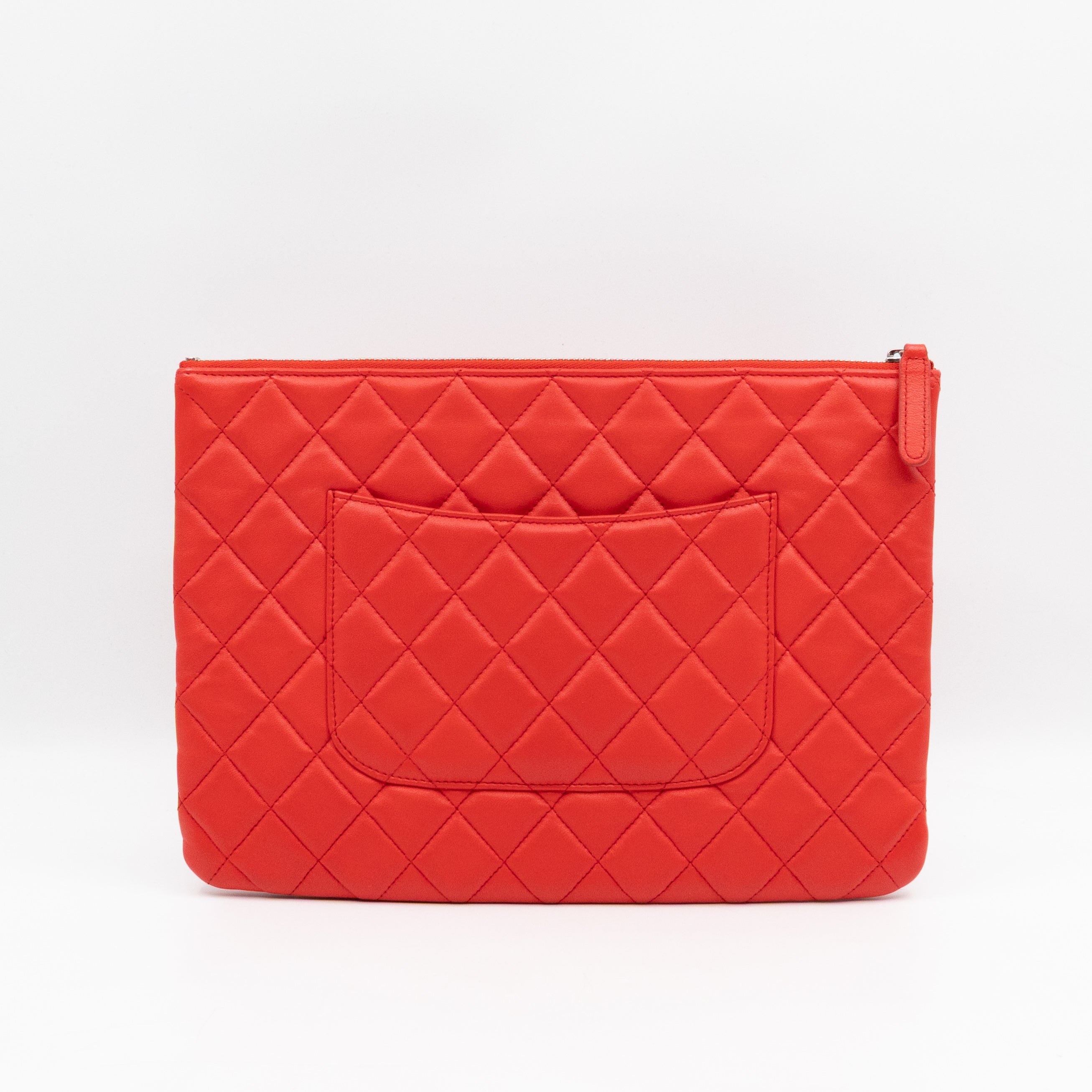 O Case Large Red Leather