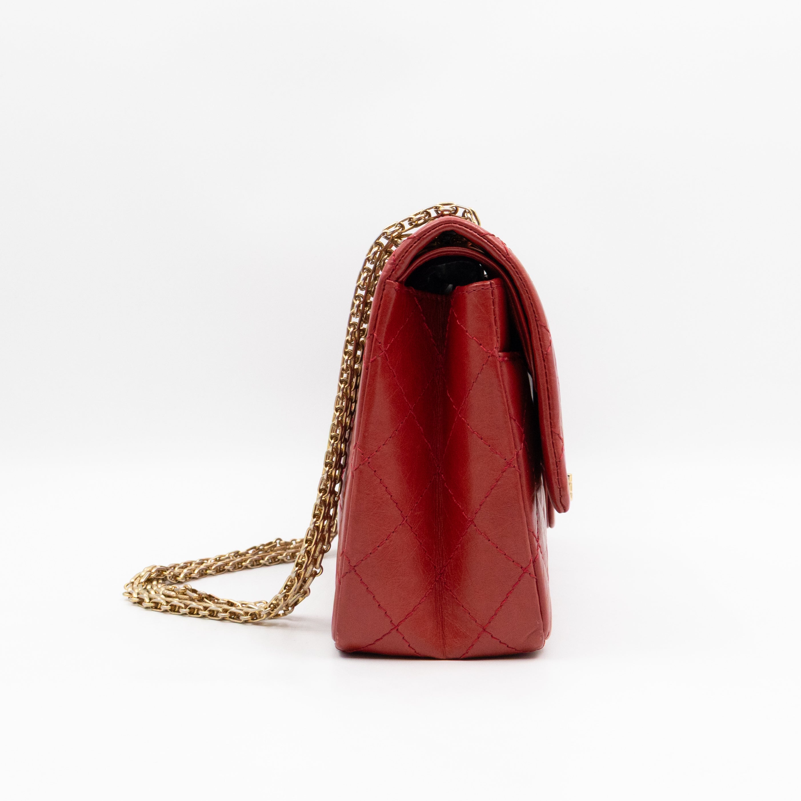 2.55 Reissue 226 Double Flap Bag Red Leather
