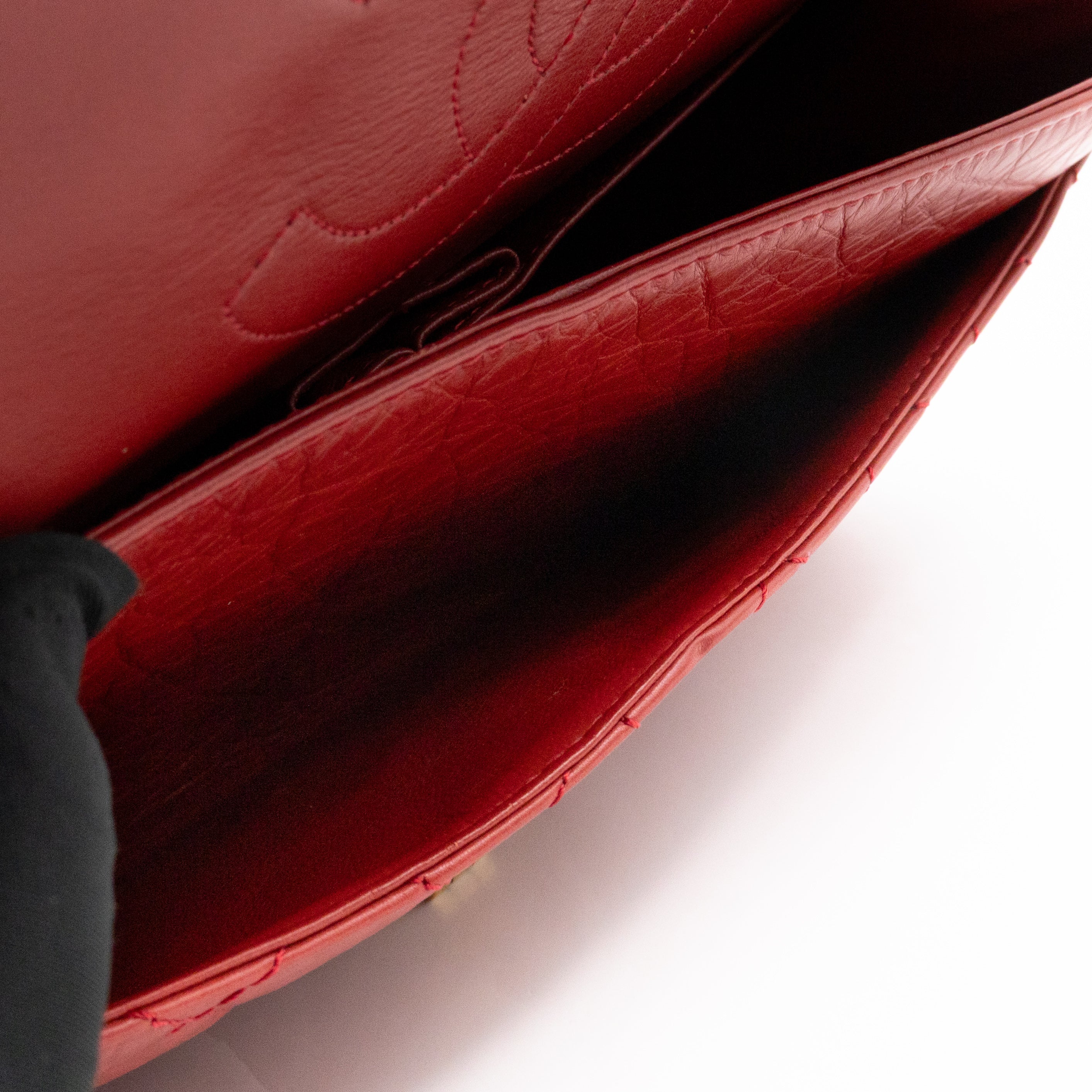 2.55 Reissue 226 Double Flap Bag Red Leather