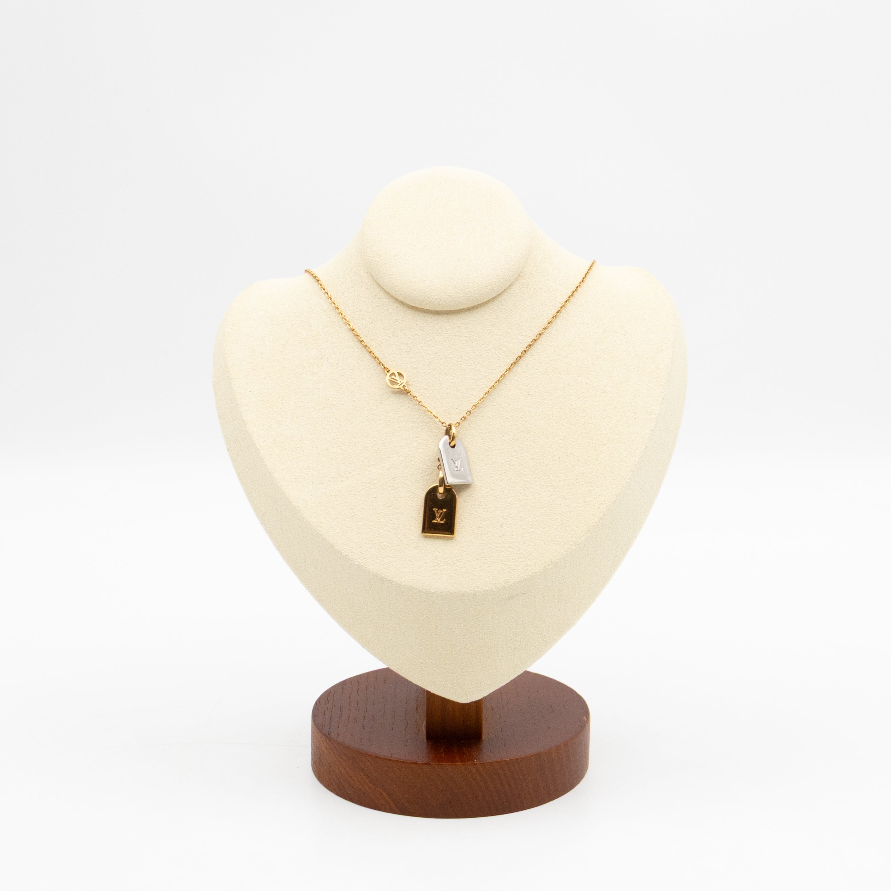 Nanogram Name Tag Necklace Gold & Silver