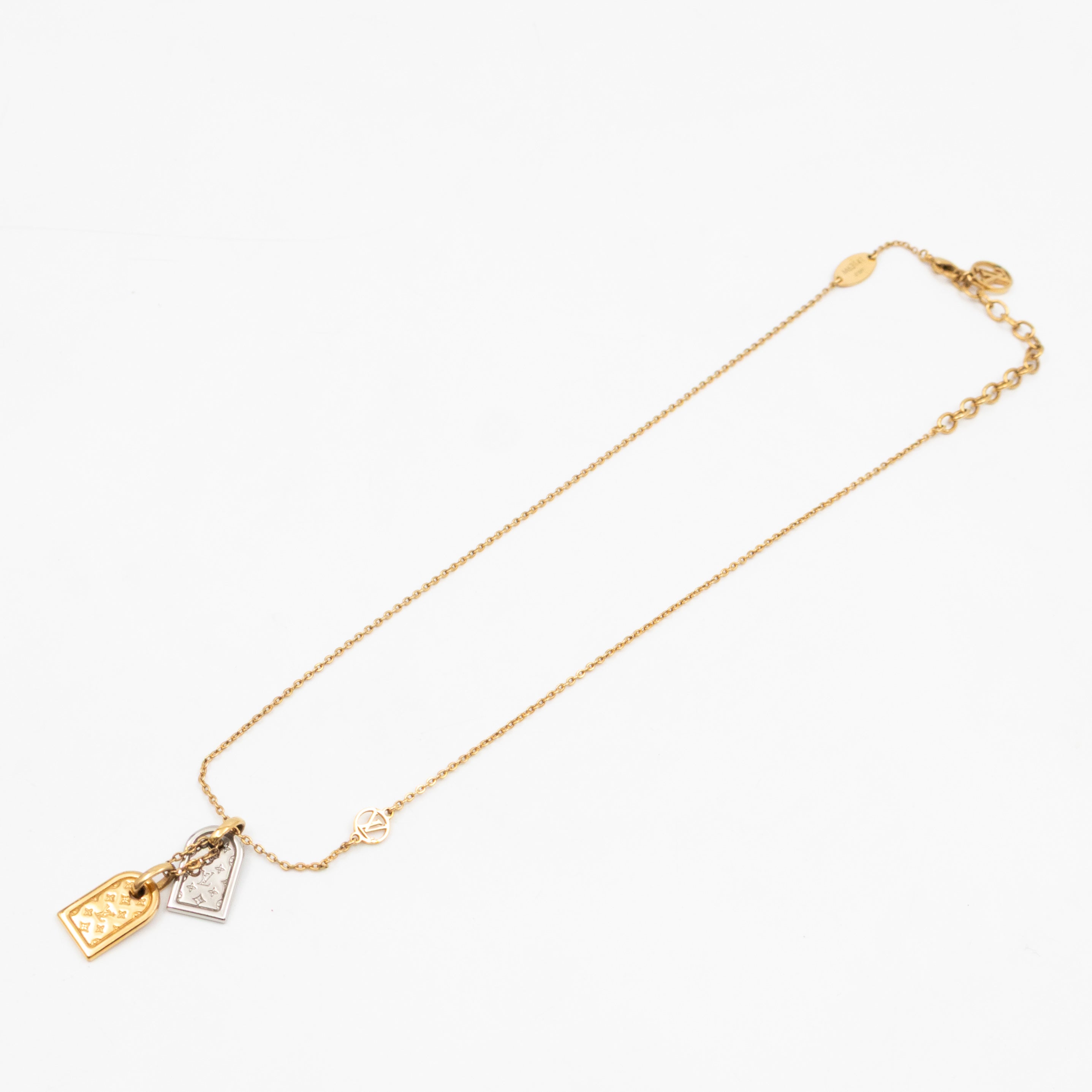 Nanogram Name Tag Necklace Gold & Silver