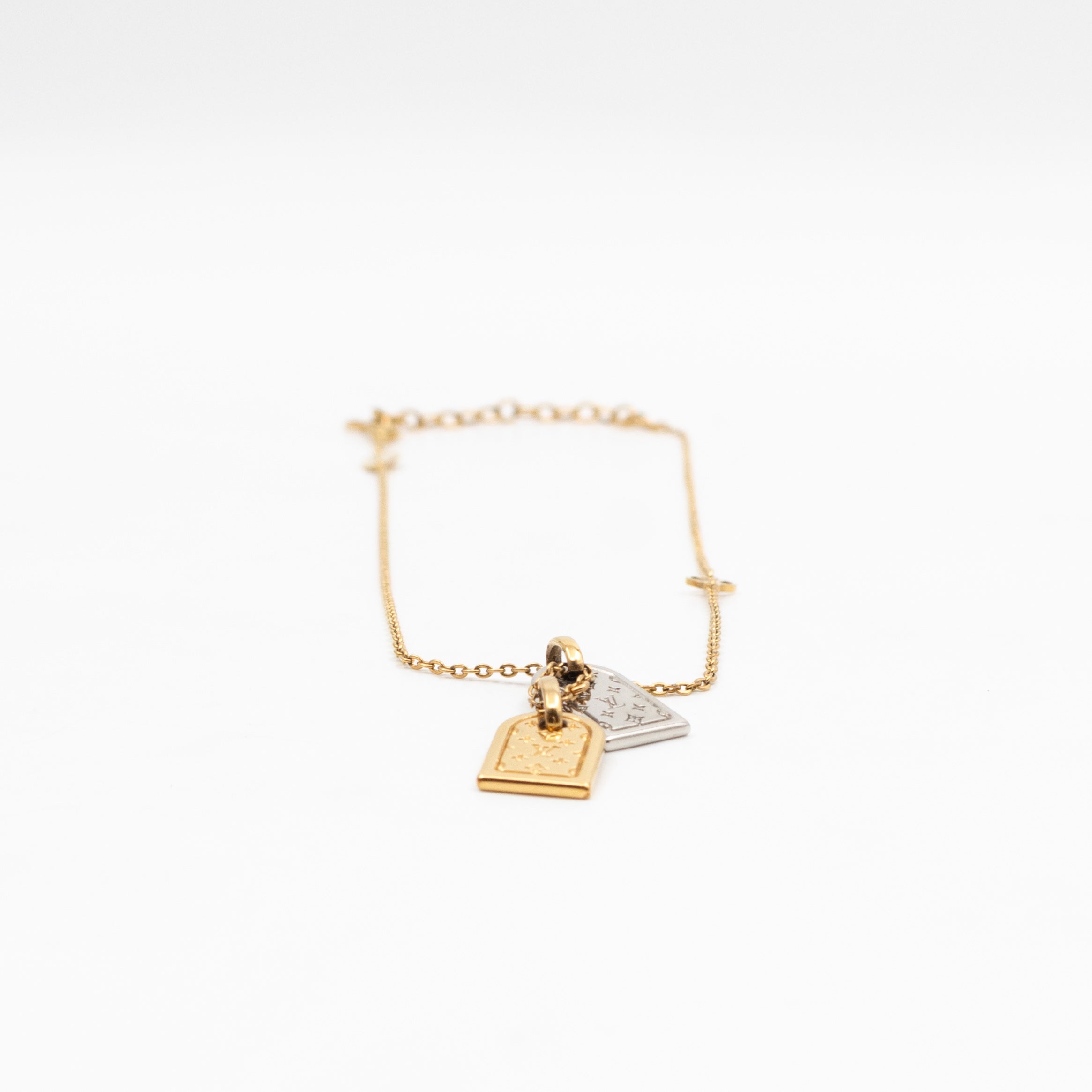 Nanogram Name Tag Necklace Gold & Silver