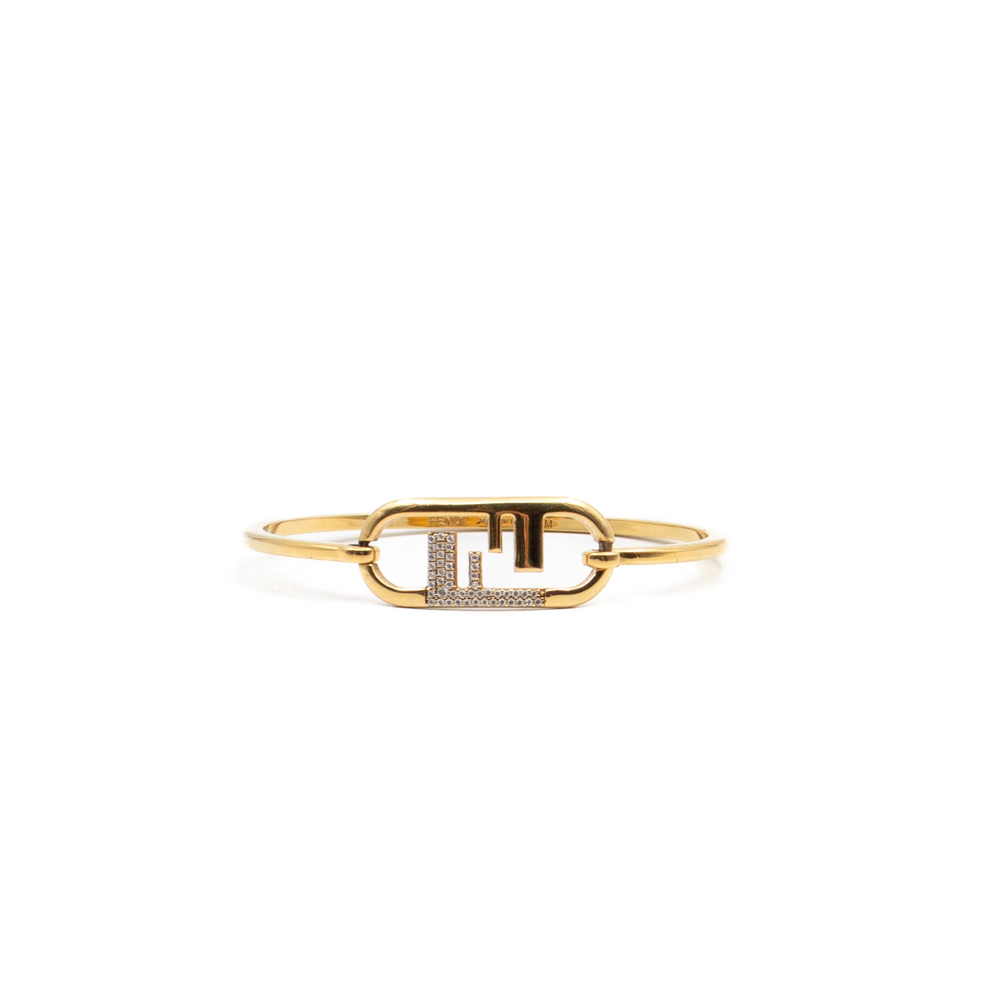 O'Lock Crystal Bracelet Gold