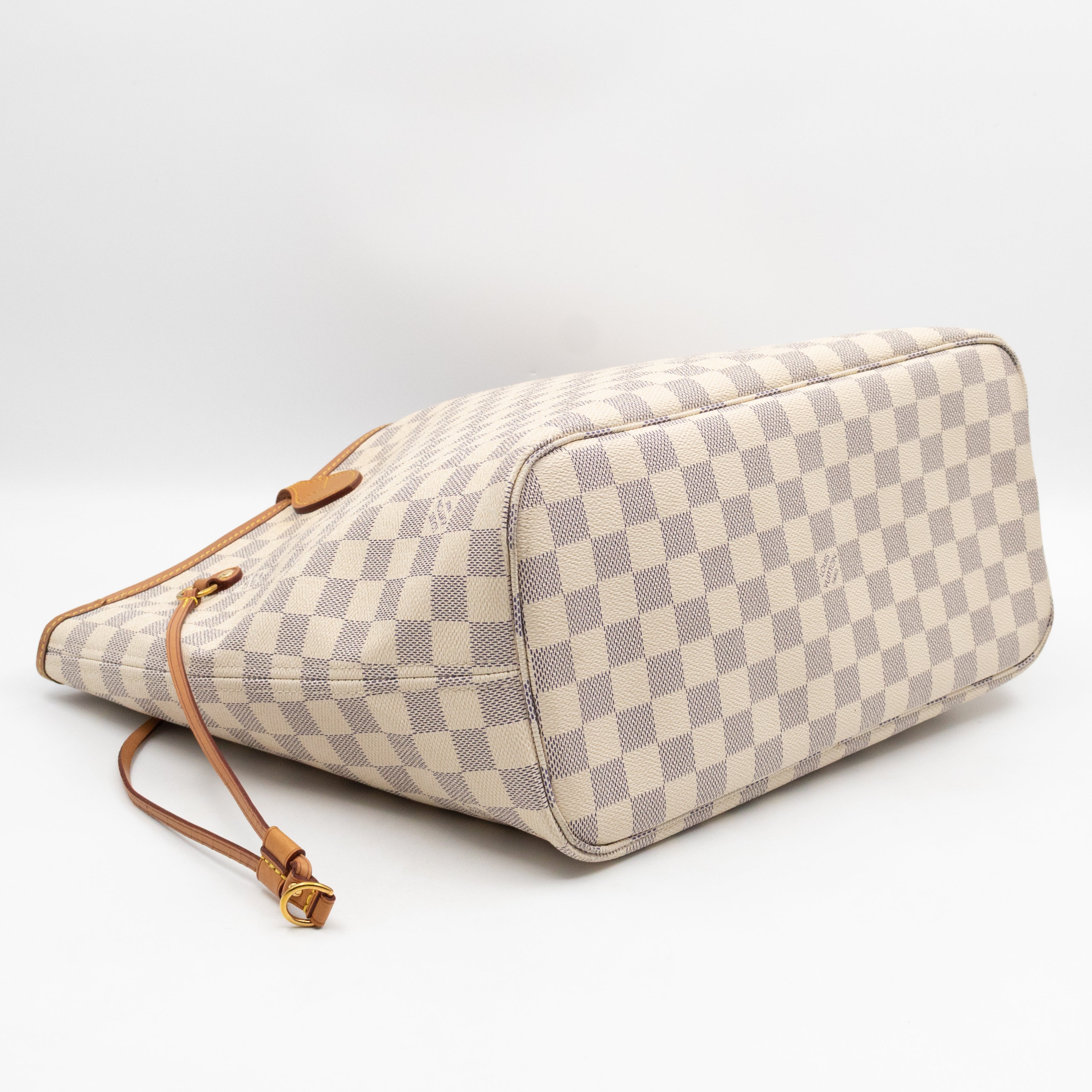 Neverfull MM with Pochette Damier Azur