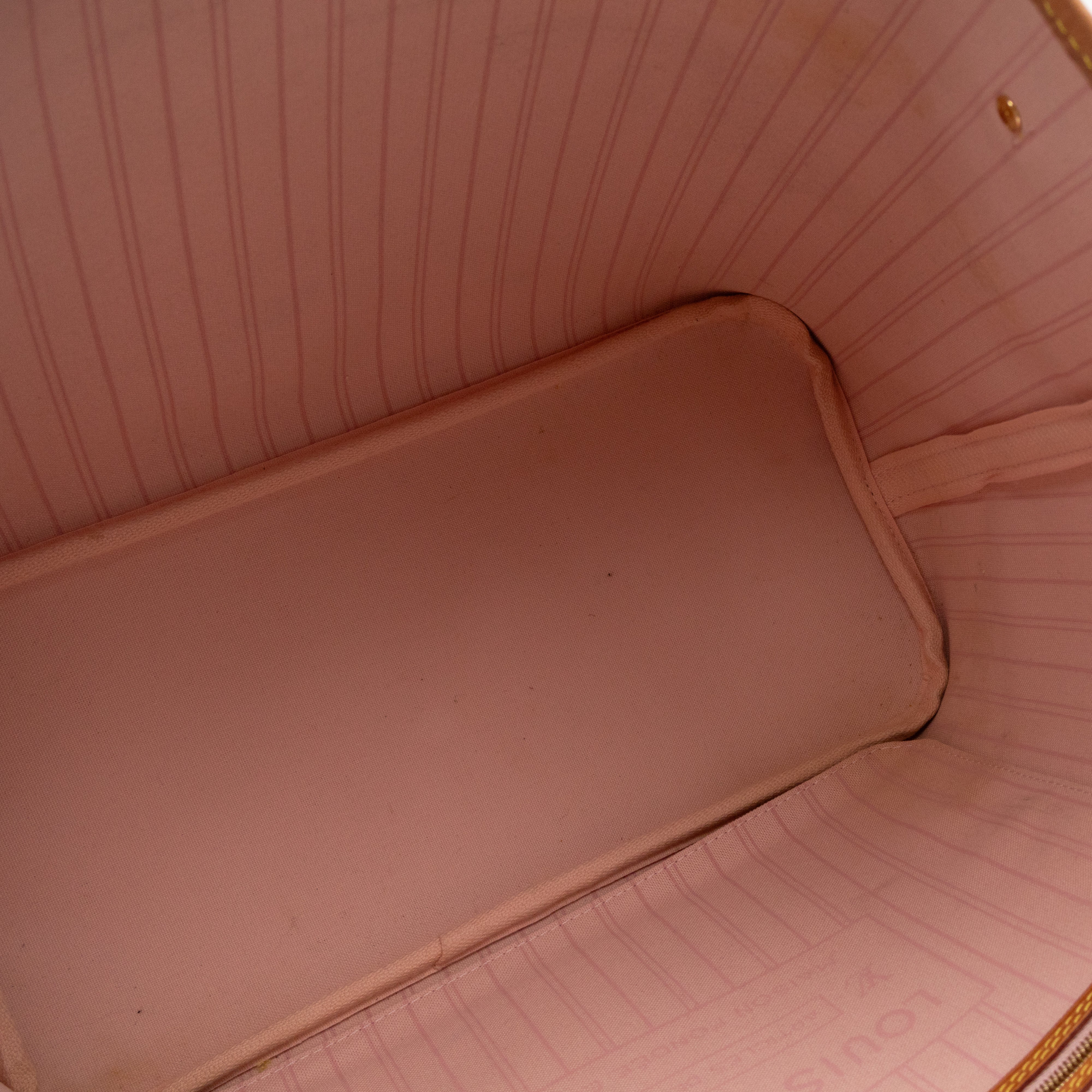 Neverfull MM with Pochette Damier Azur