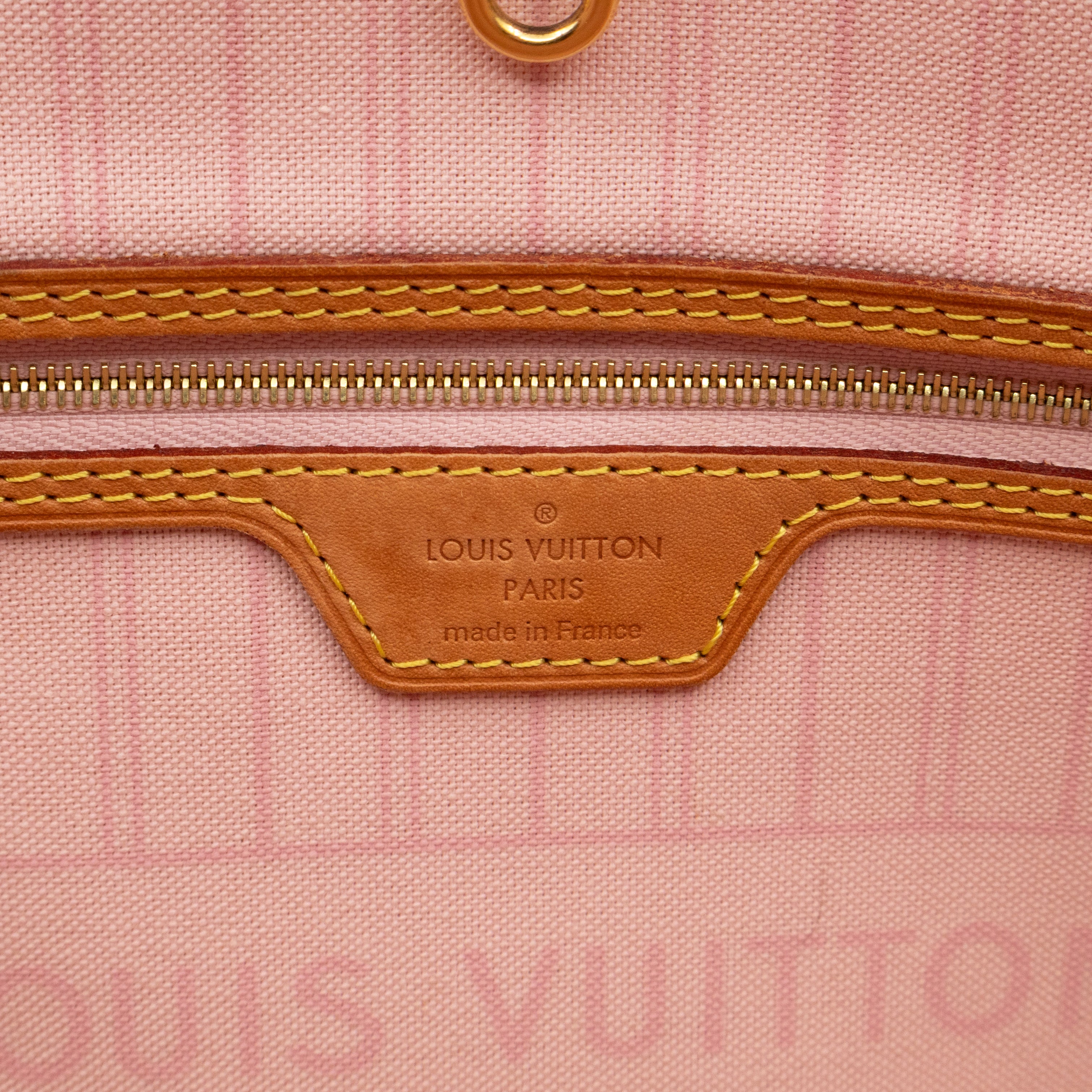 Neverfull MM with Pochette Damier Azur