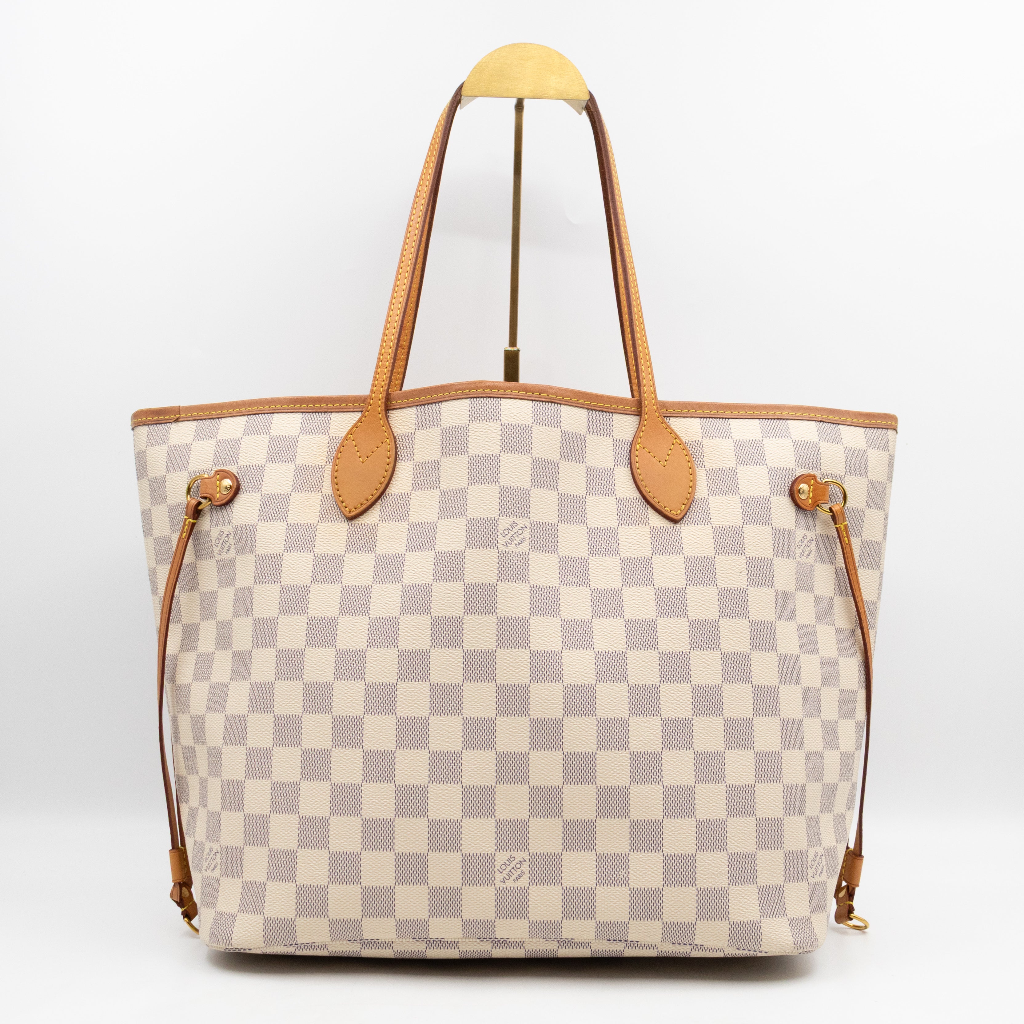 Neverfull MM with Pochette Damier Azur