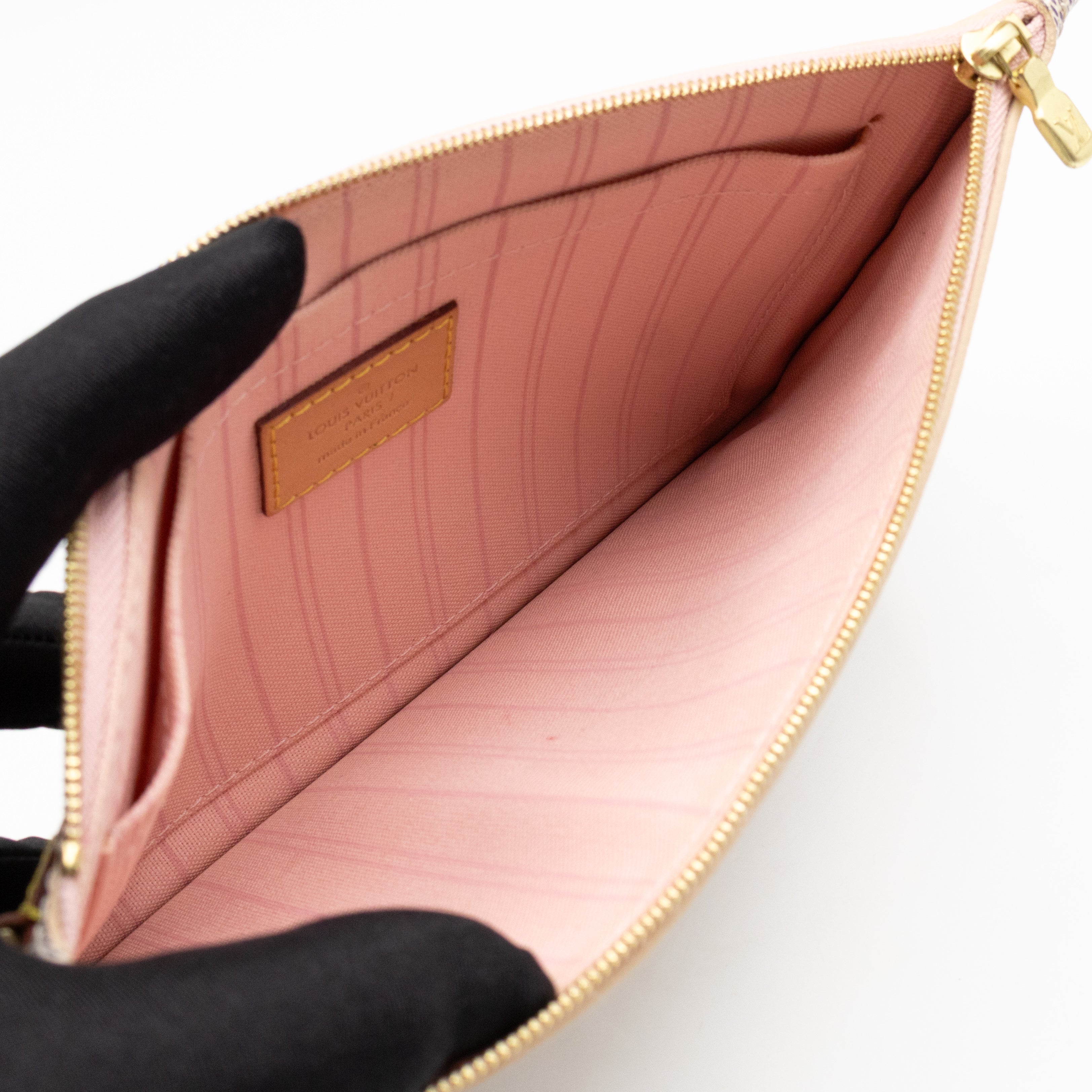 Neverfull MM with Pochette Damier Azur