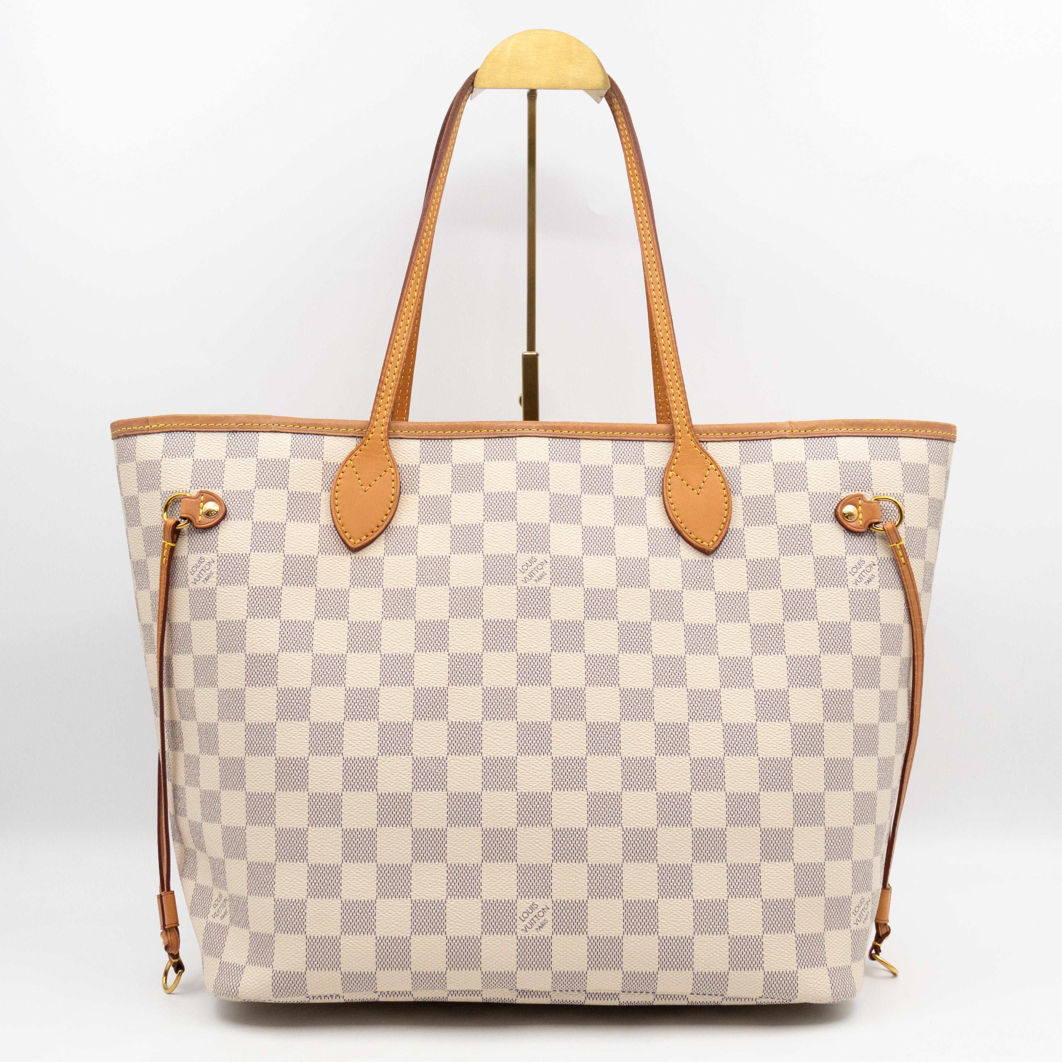 Neverfull MM with Pochette Damier Azur