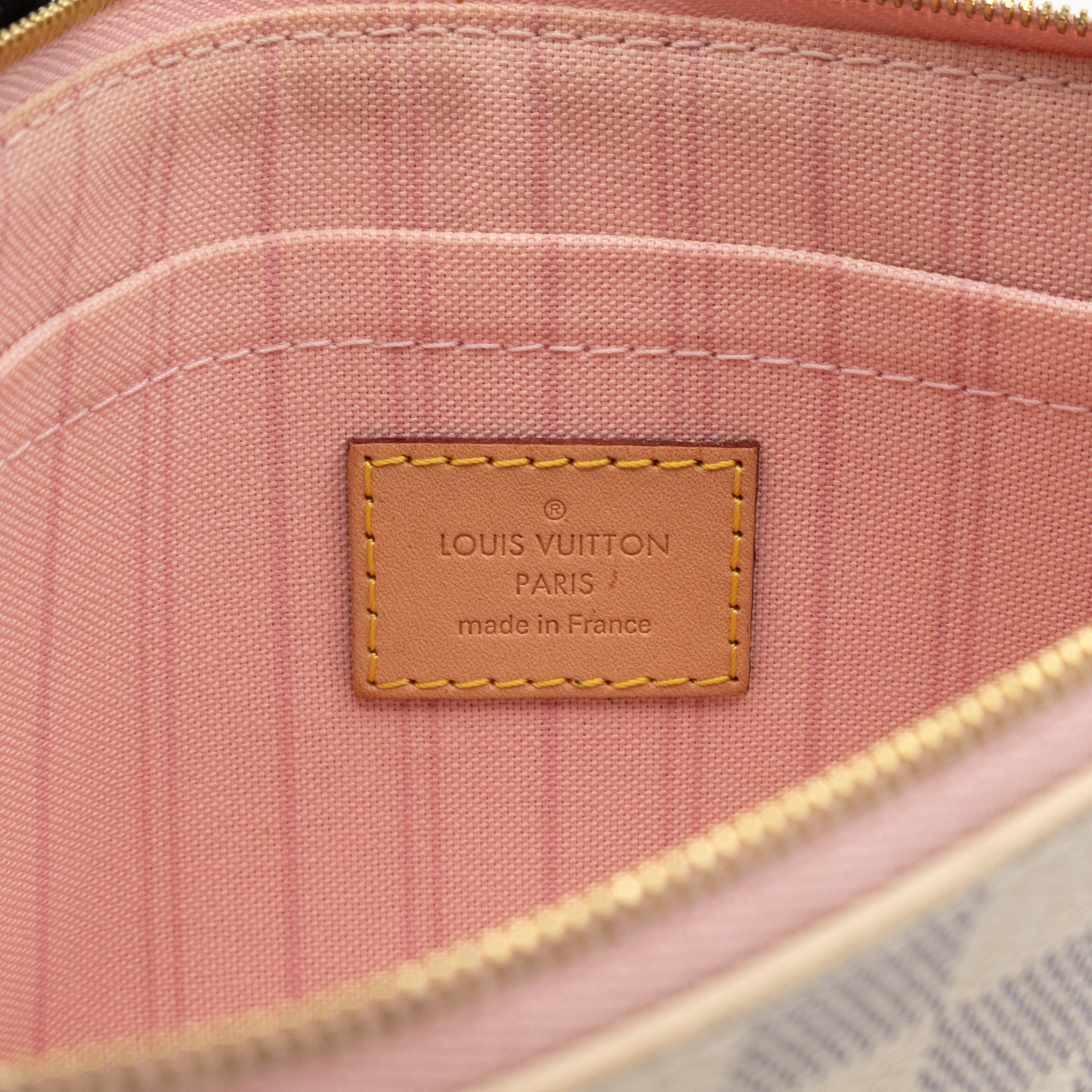 Neverfull MM with Pochette Damier Azur