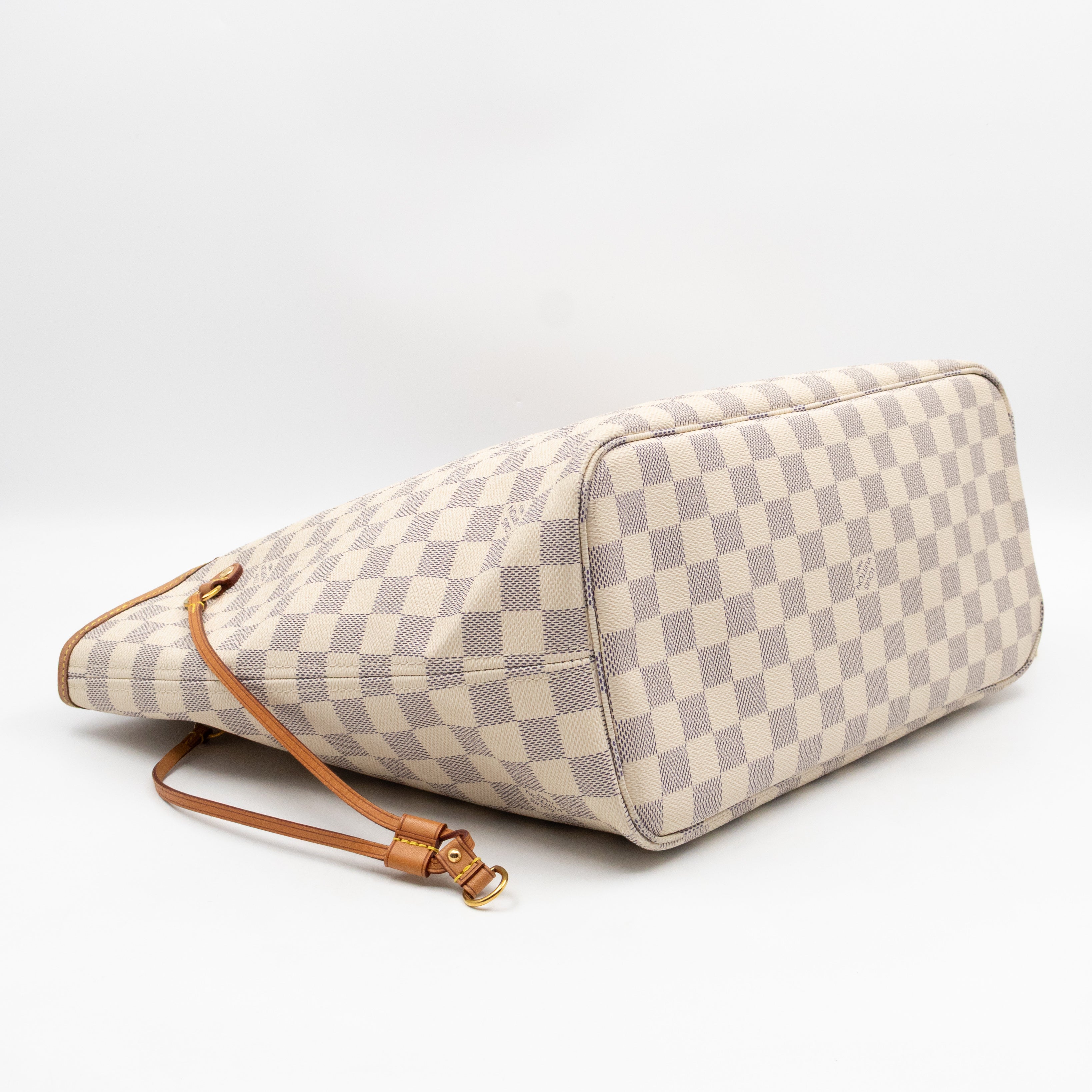 Neverfull MM with Pochette Damier Azur