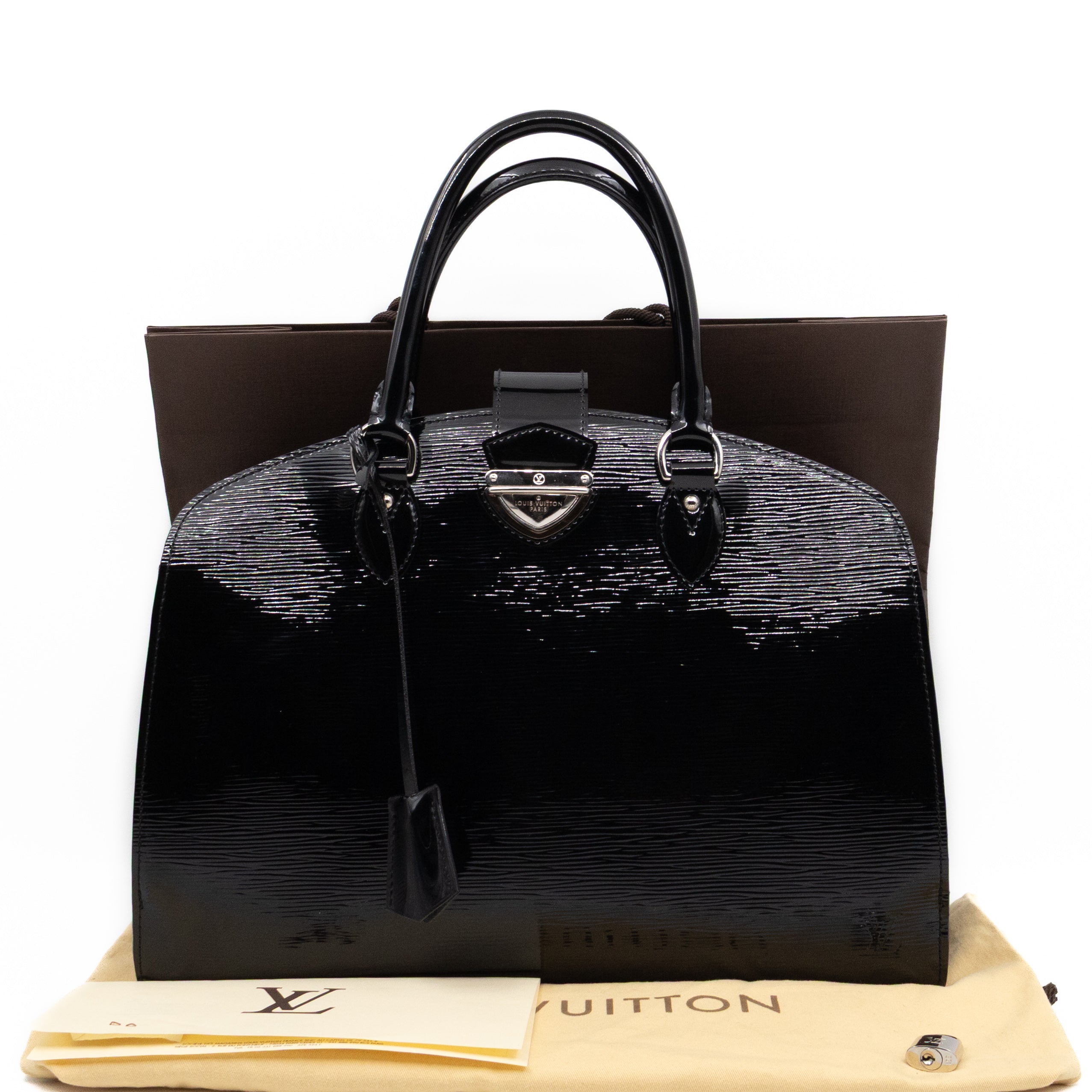 Pont-Neuf GM Bag Black Electric Epi Leather
