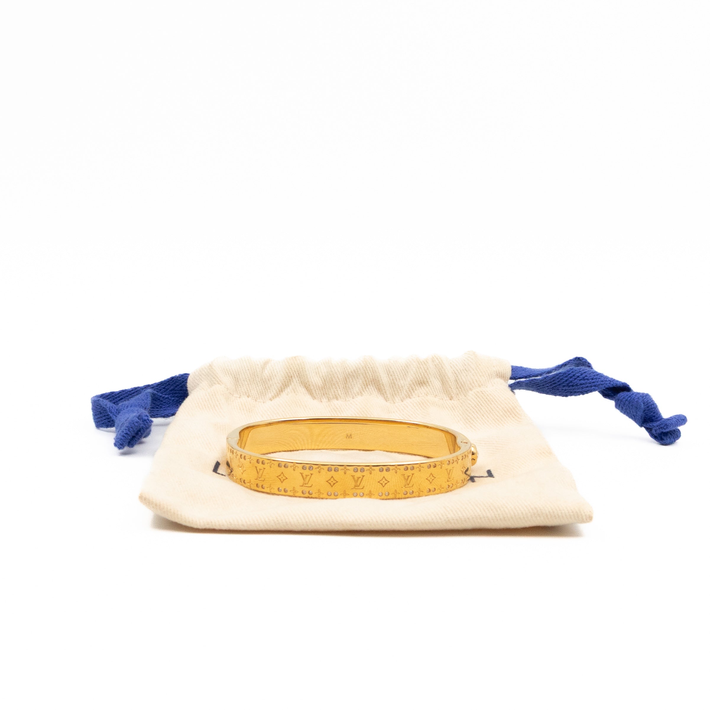 Nanogram Cuff Bracelet M Gold