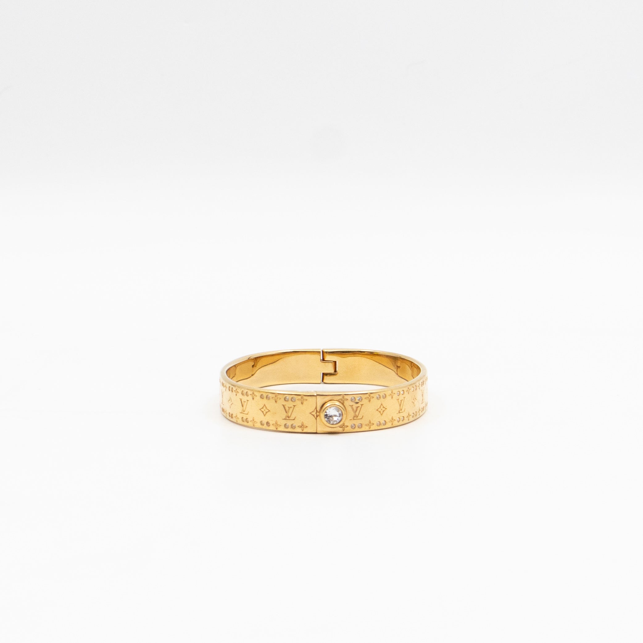 Nanogram Cuff Bracelet M Gold