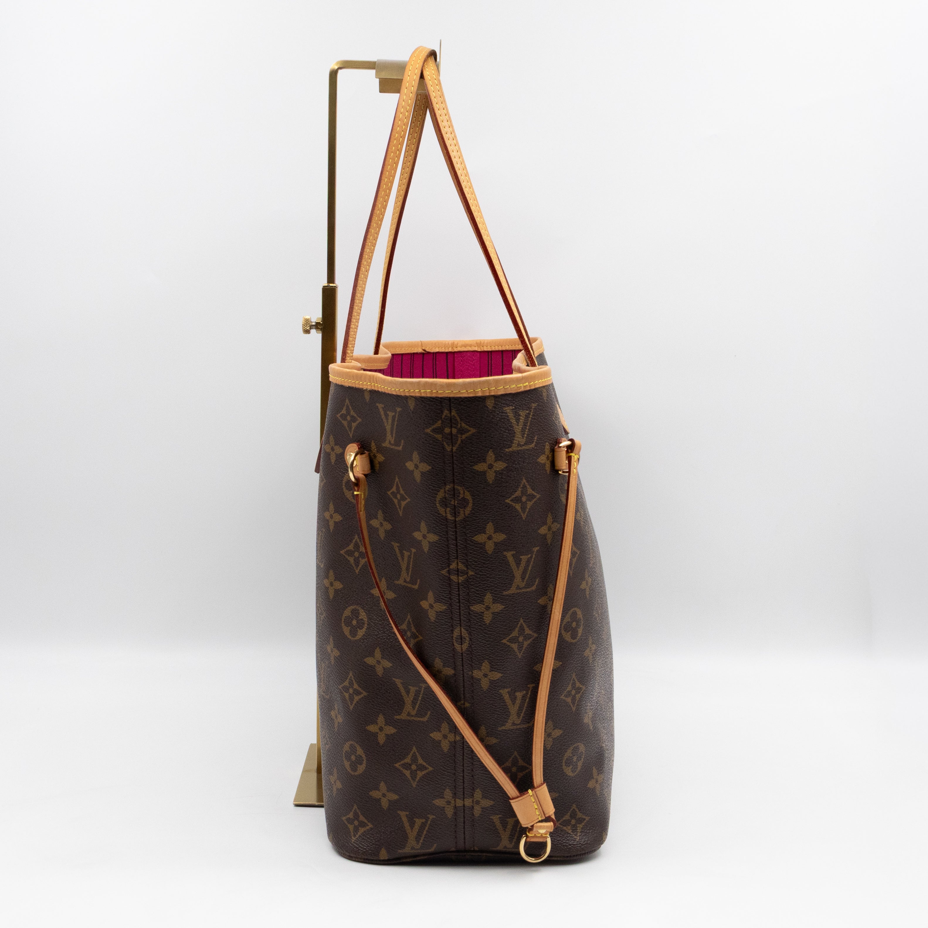 Neverfull MM Monogram Fuchsia