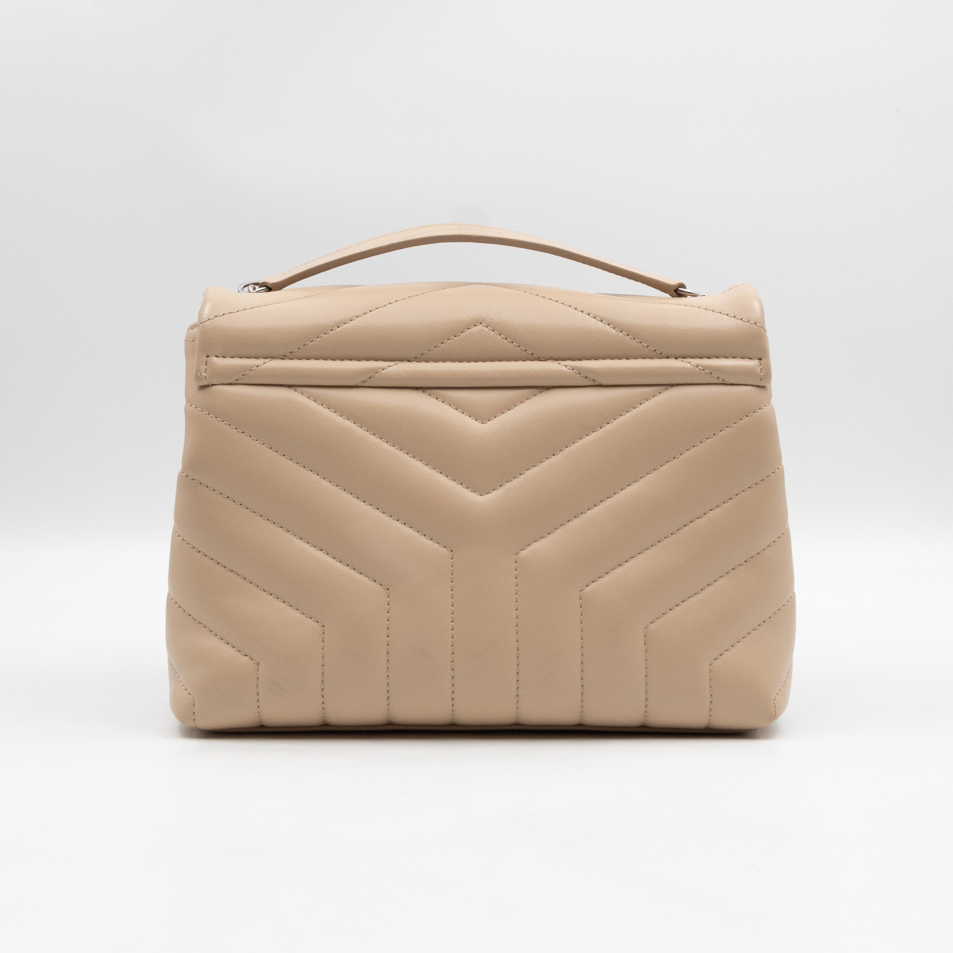 Loulou Small Beige Leather