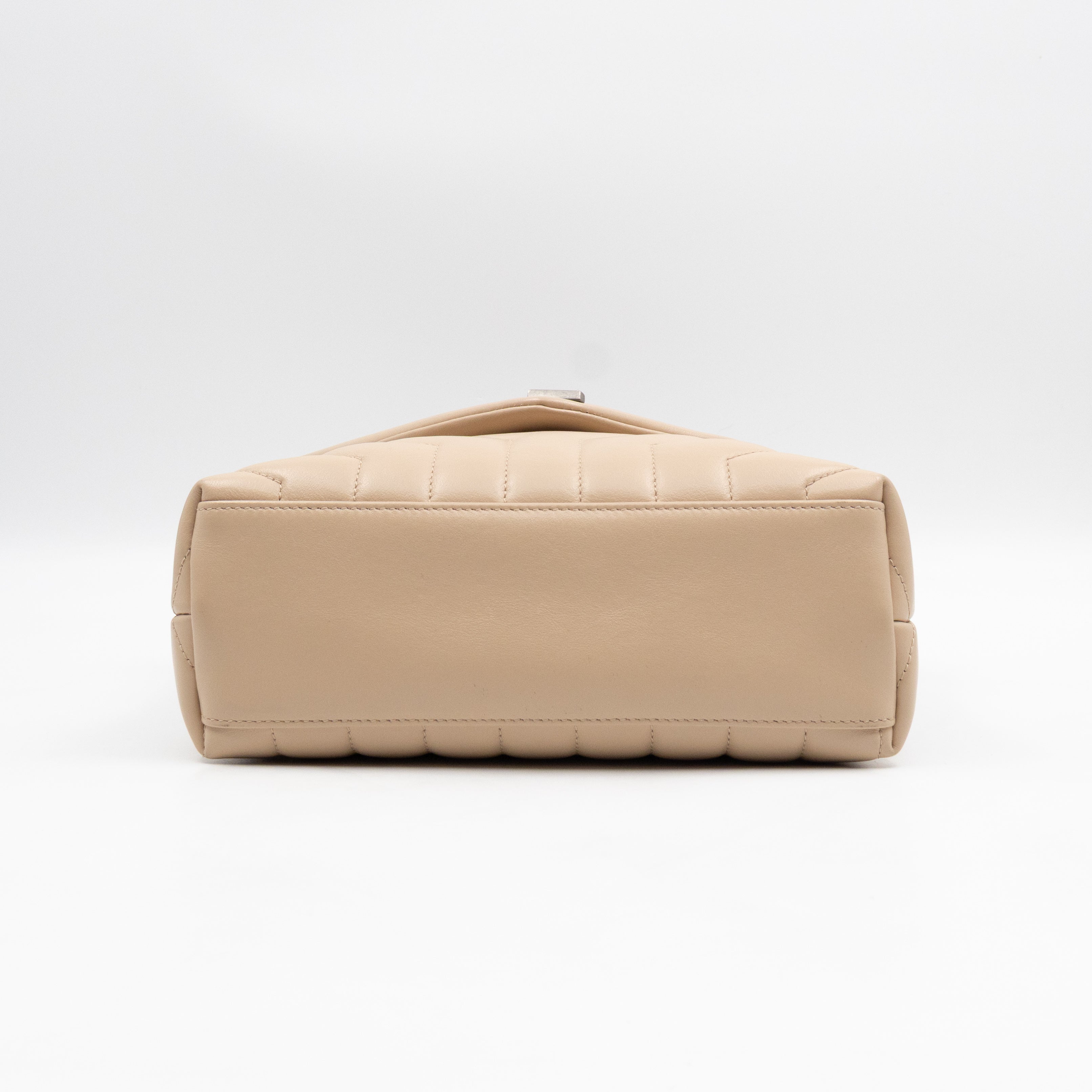 Loulou Small Beige Leather