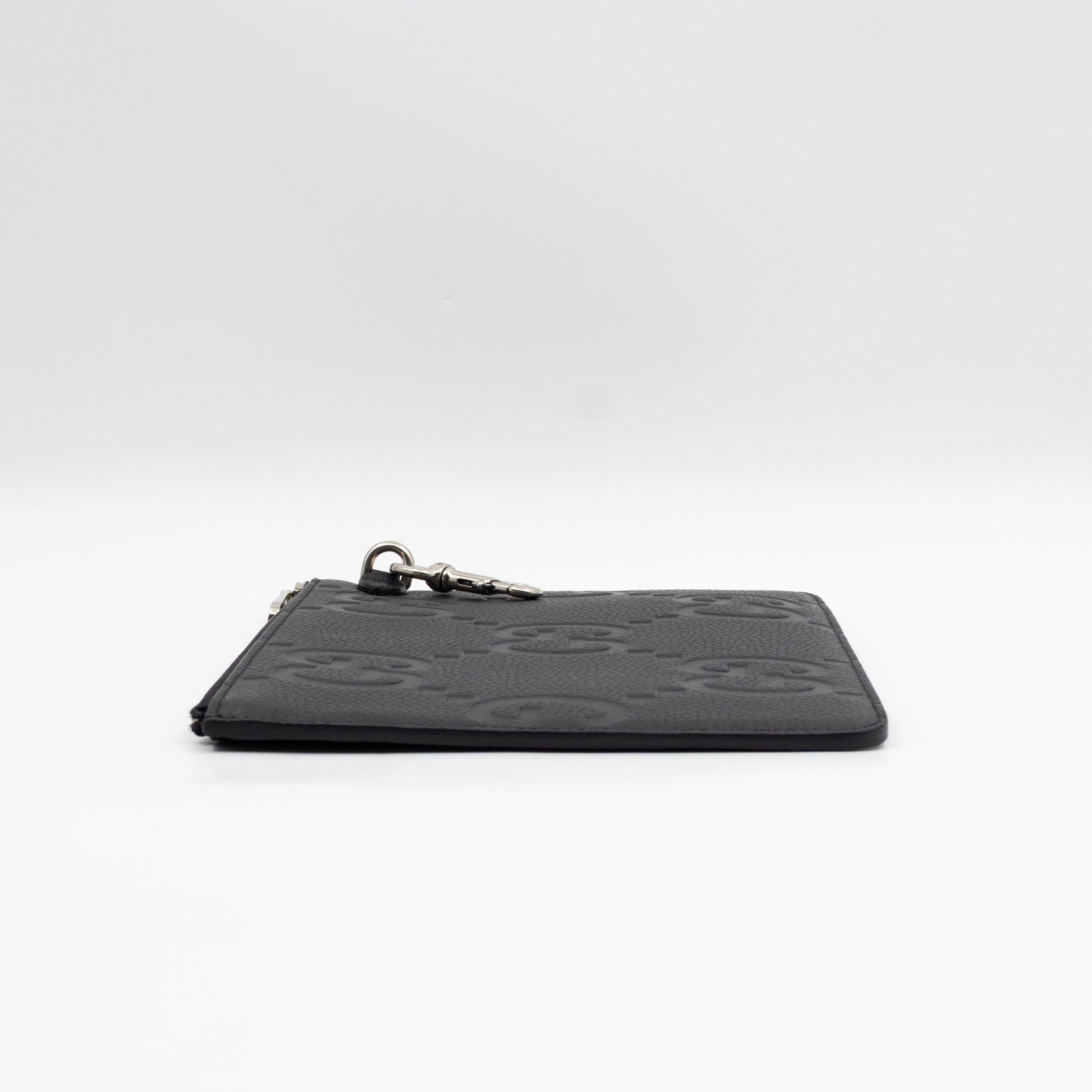 Pouch Jumbo GG Black Leather