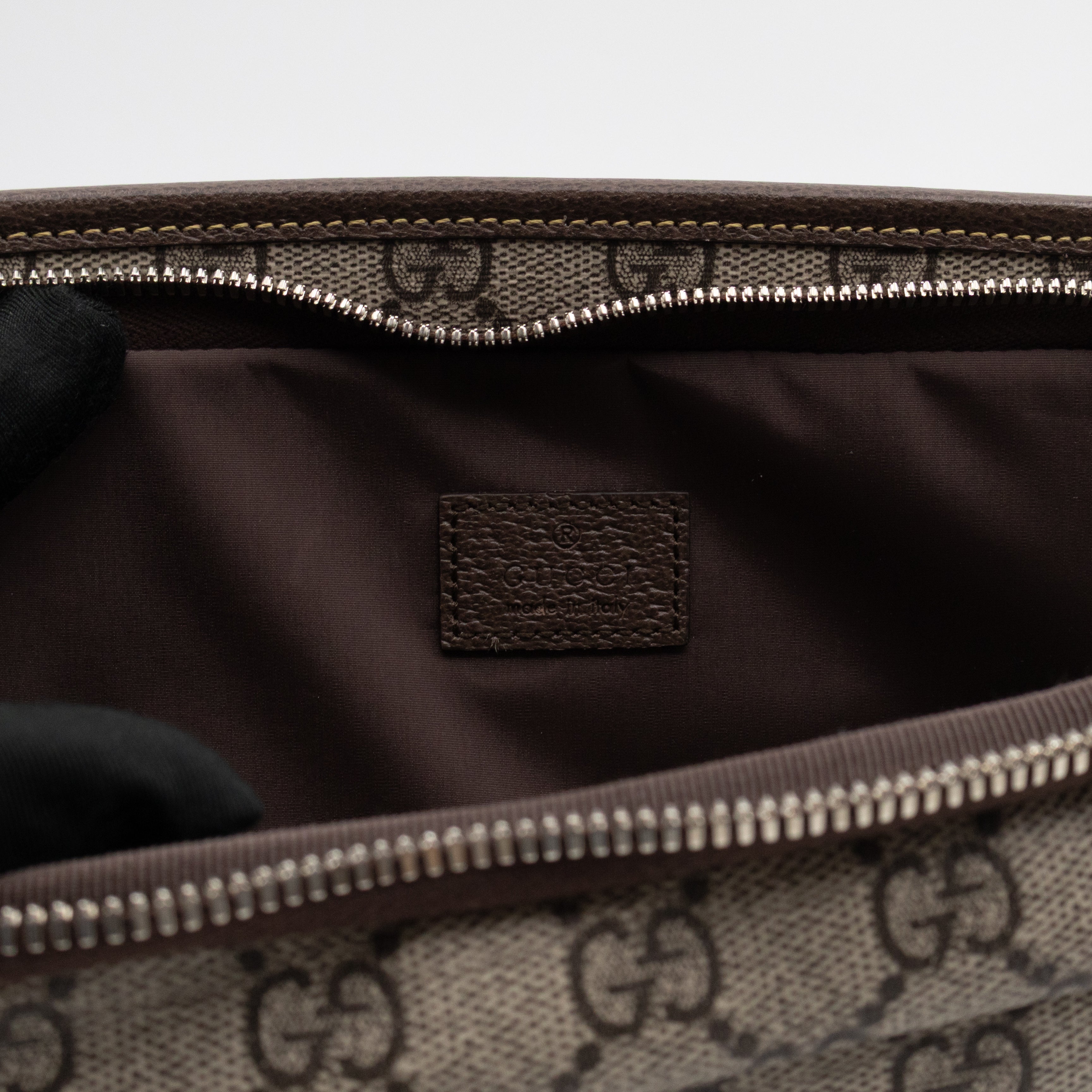 Waist Bag GG Supreme Brown Leather