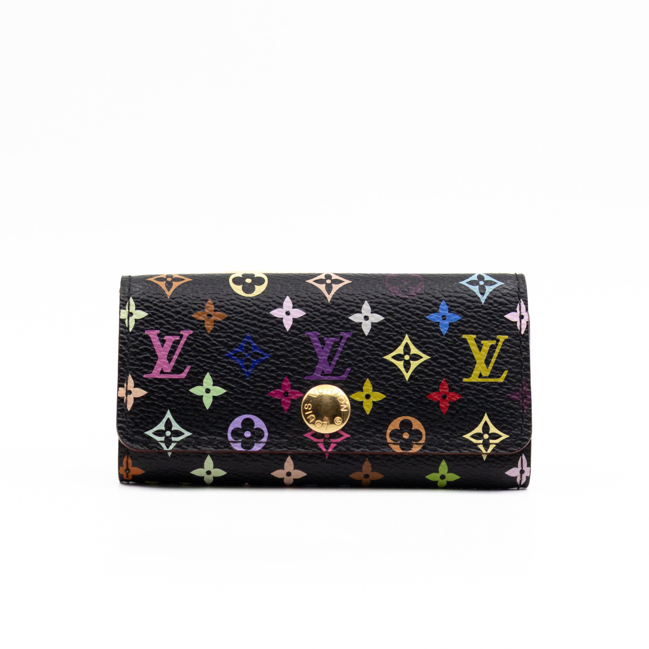 4-Key Holder Multicolore Black