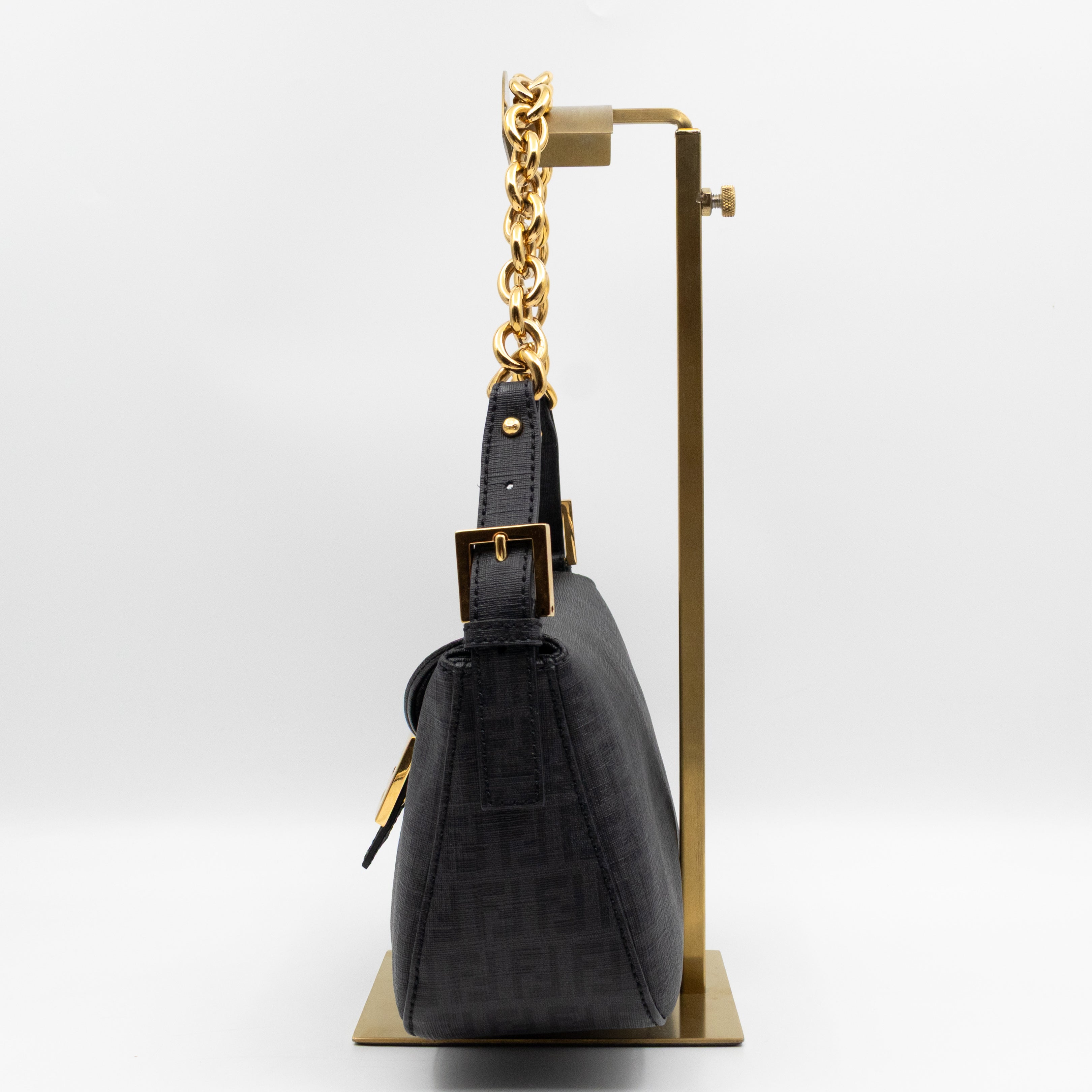 Baguette Forever Black Coated Canvas