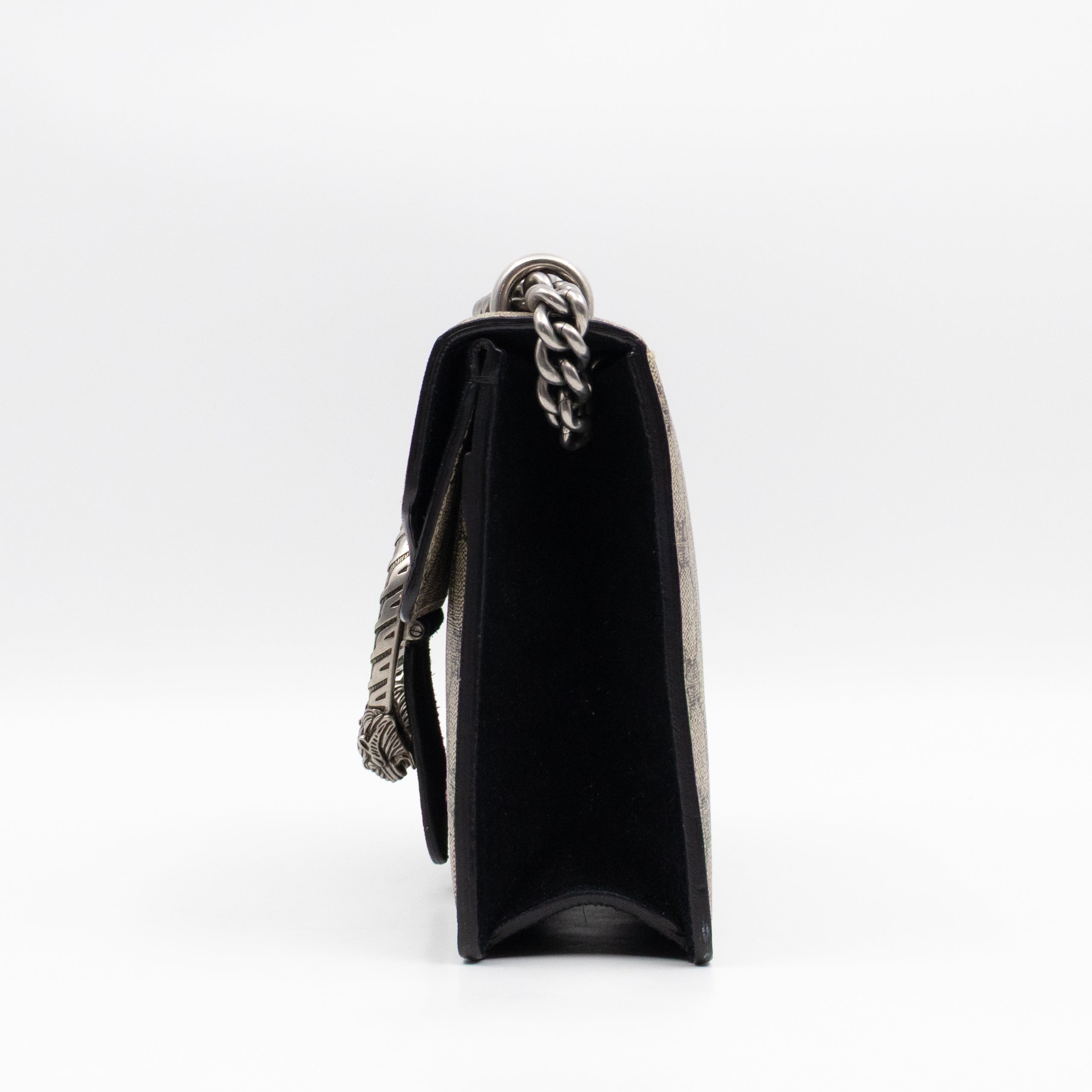 Dionysus Mini GG Supreme Black Suede