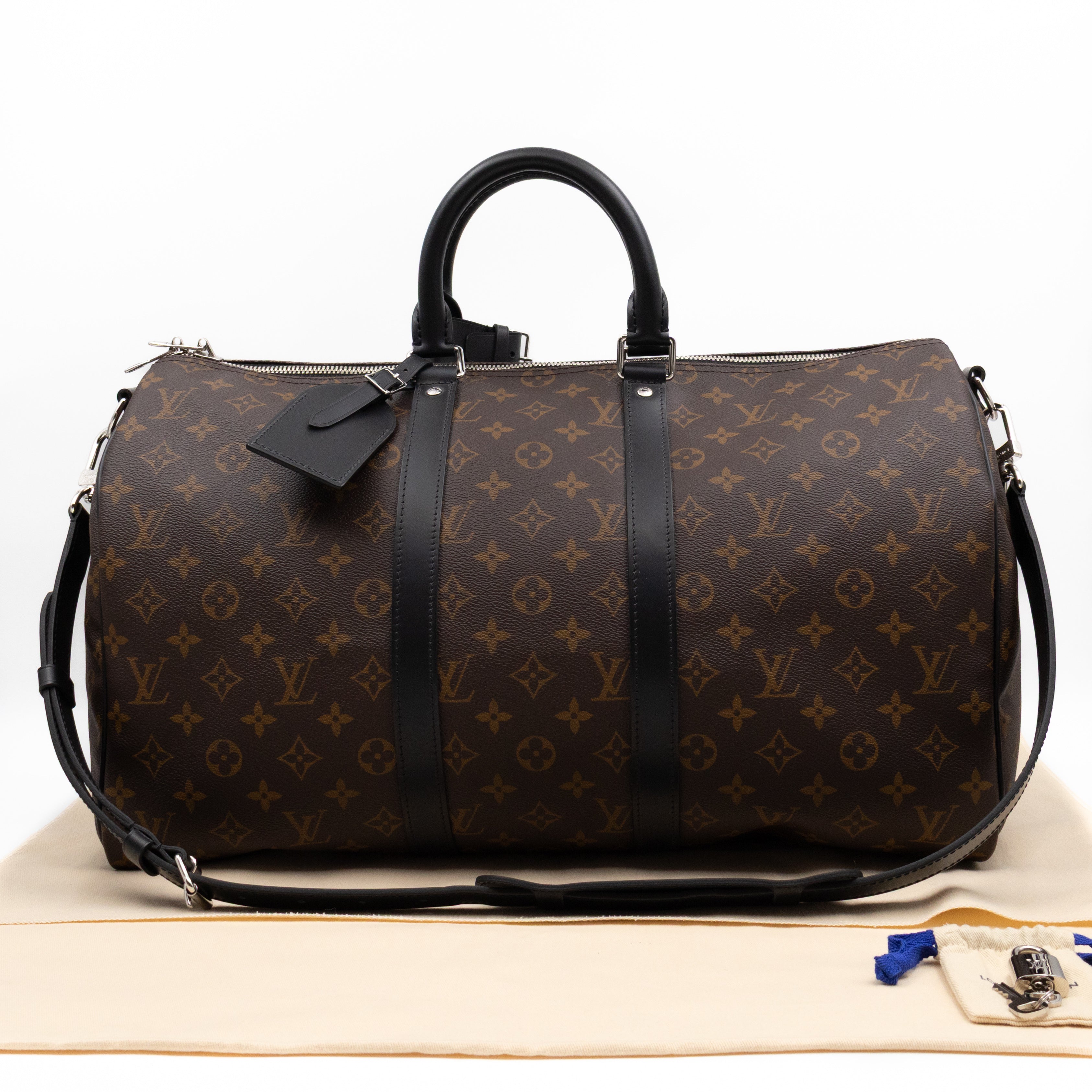 Keepall 45 Bandouliere Monogram Macassar