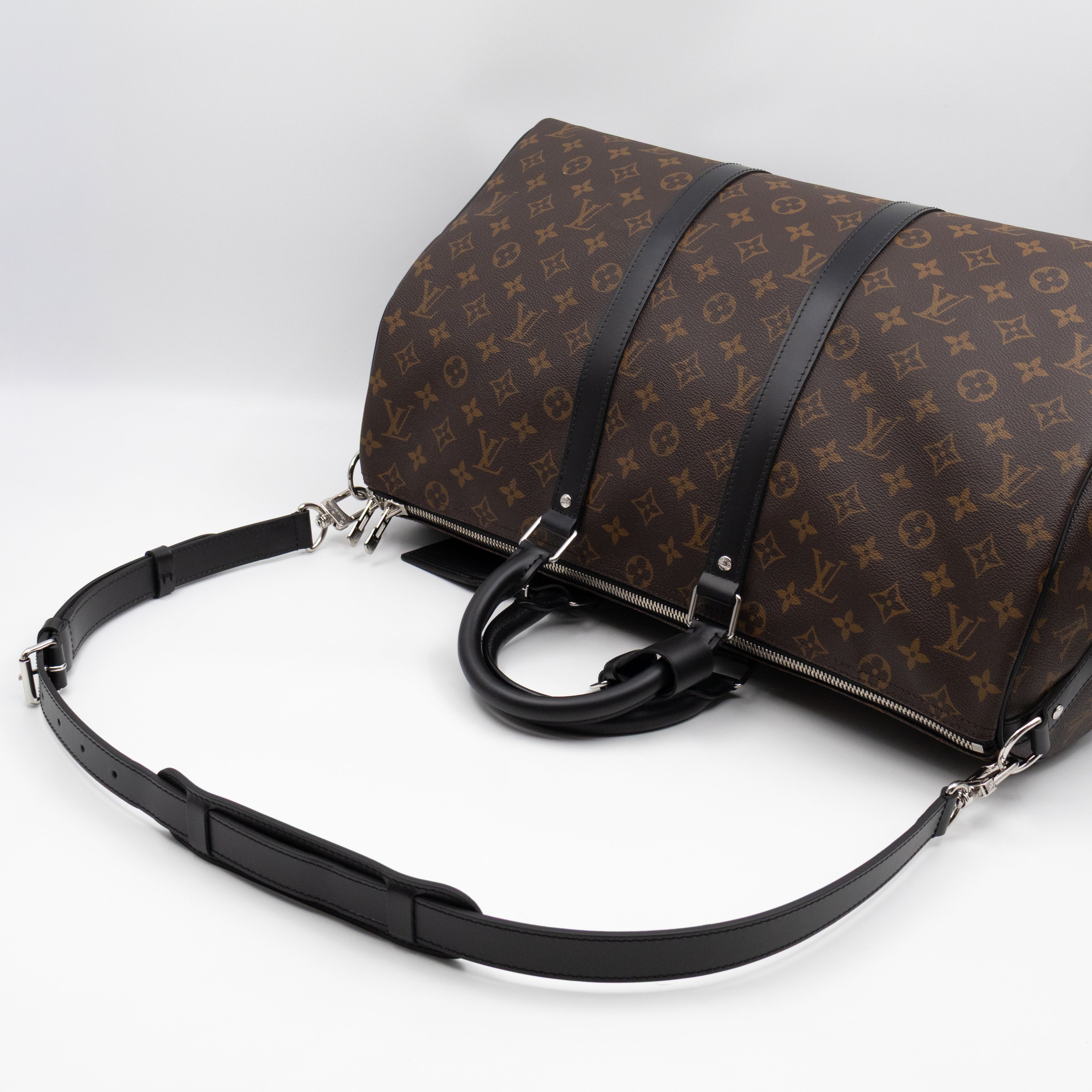 Keepall 45 Bandouliere Monogram Macassar
