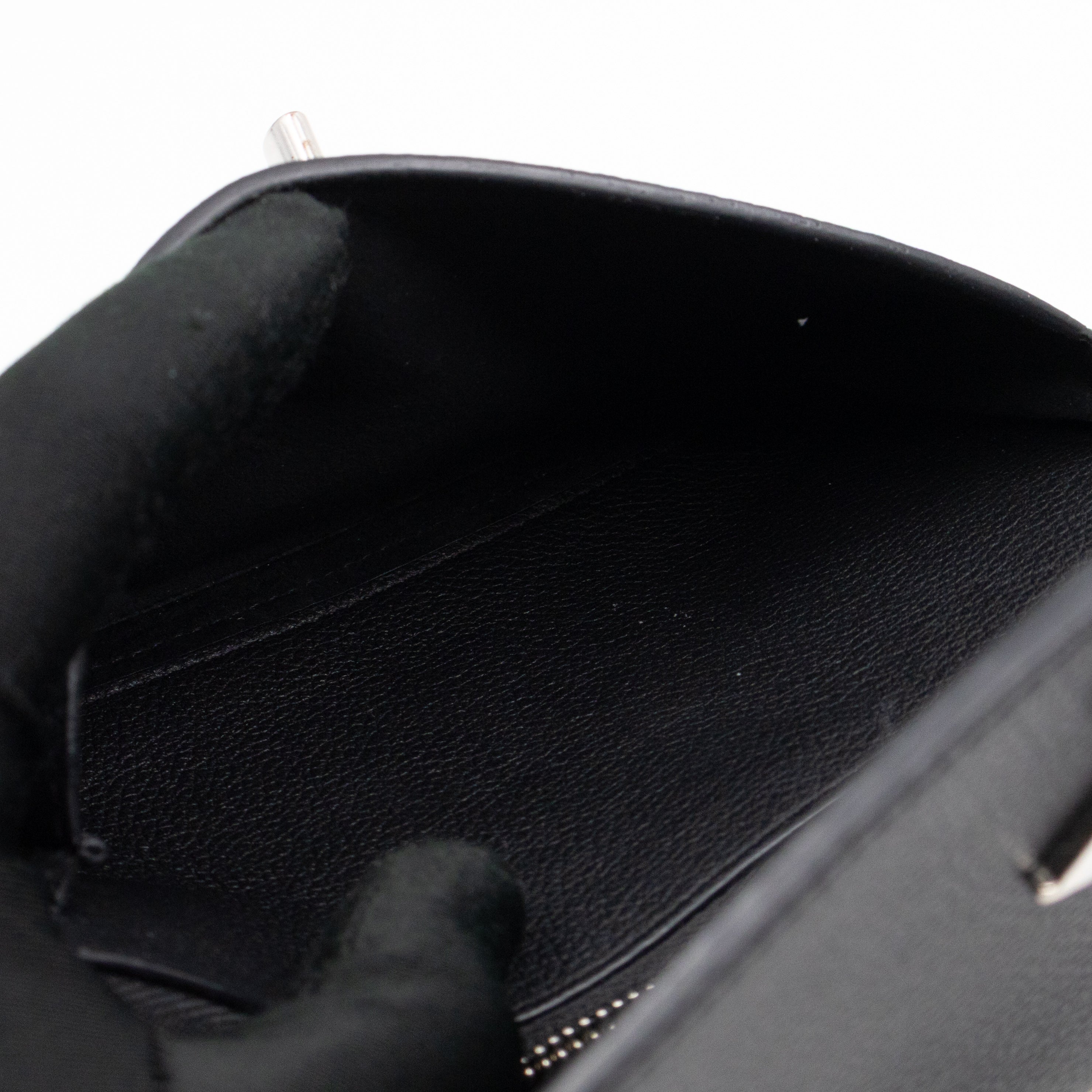 Mylockme Chain Pochette Black Leather