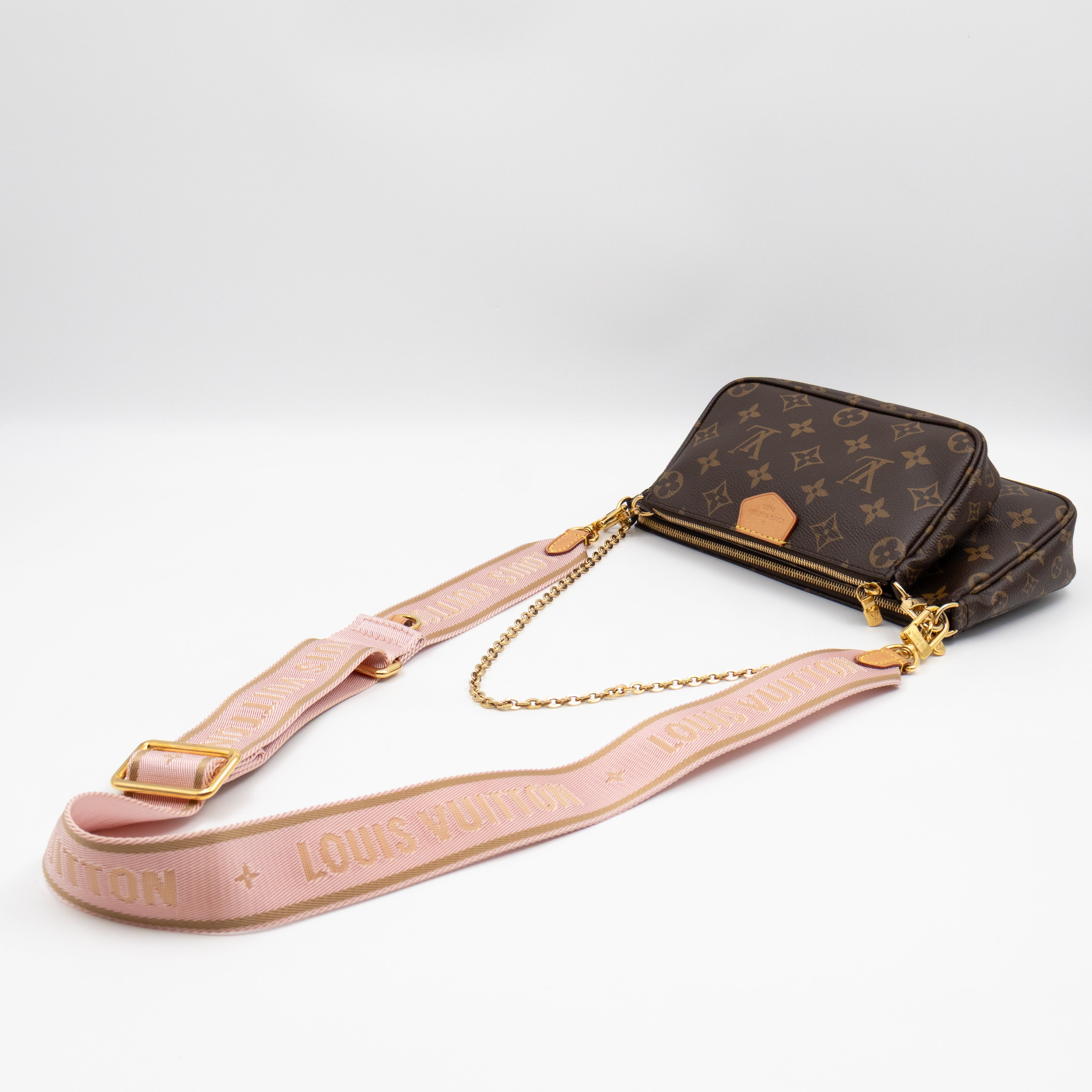 Multi Pochette Accessoires Monogram Rose