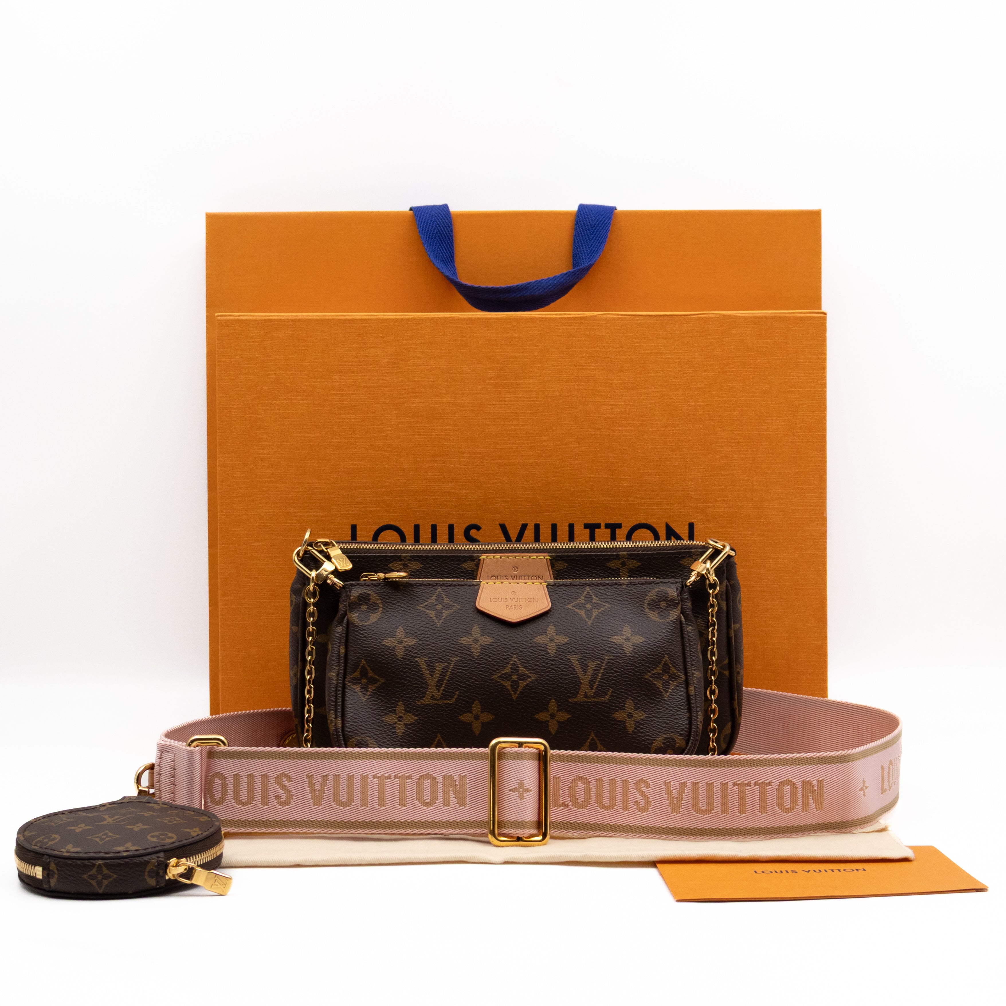 Multi Pochette Accessoires Monogram Rose