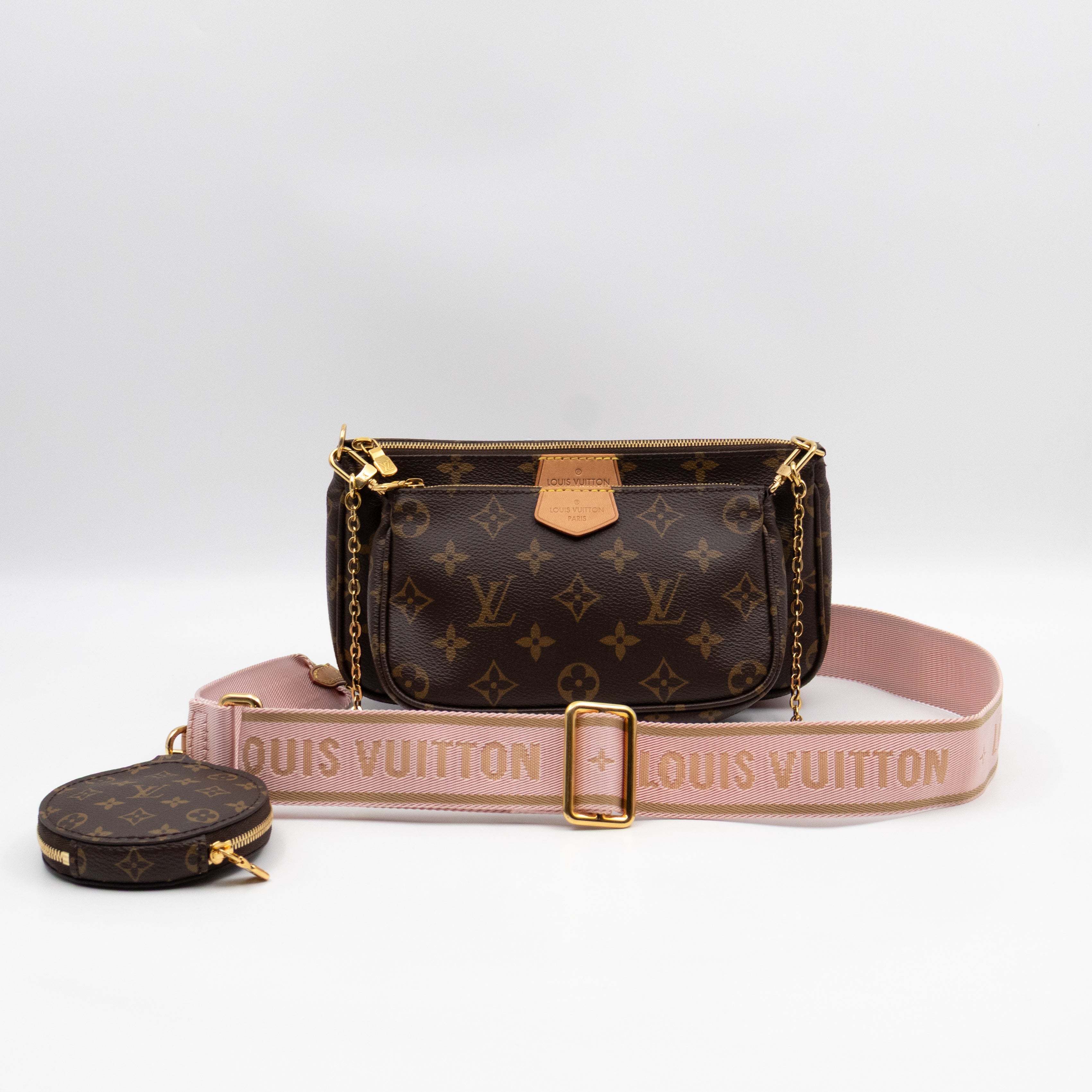 Multi Pochette Accessoires Monogram Rose