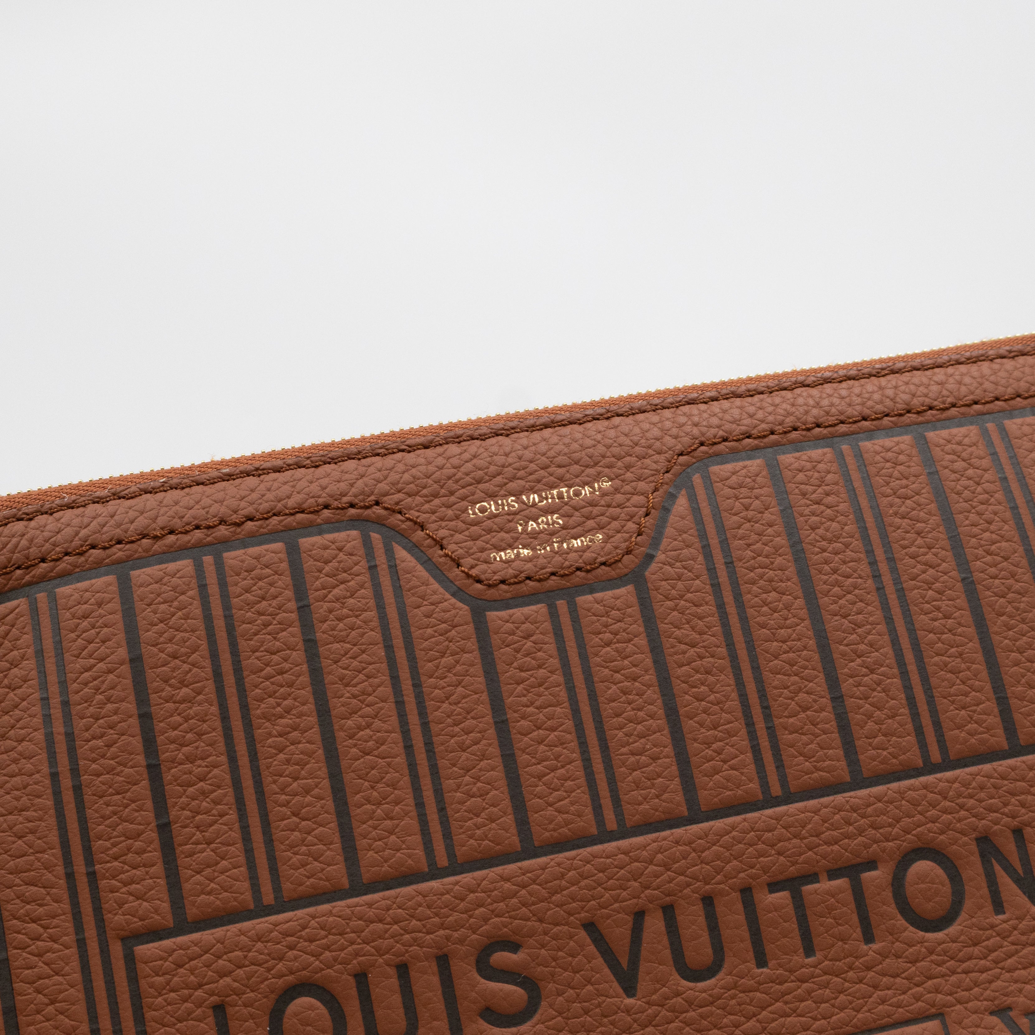 Neverfull MM Inside Out Monogram Canvas Tan Leather