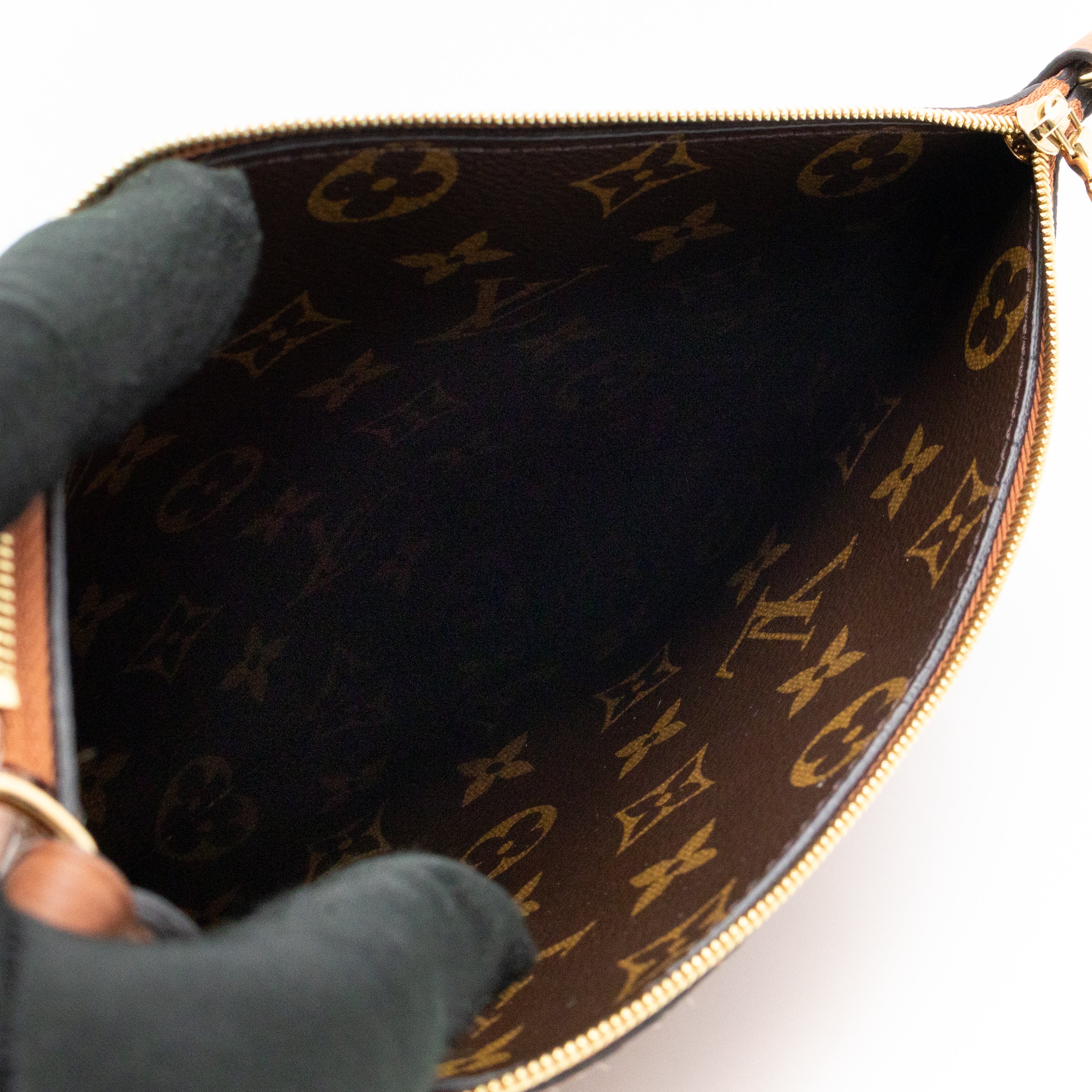 Neverfull MM Inside Out Monogram Canvas Tan Leather