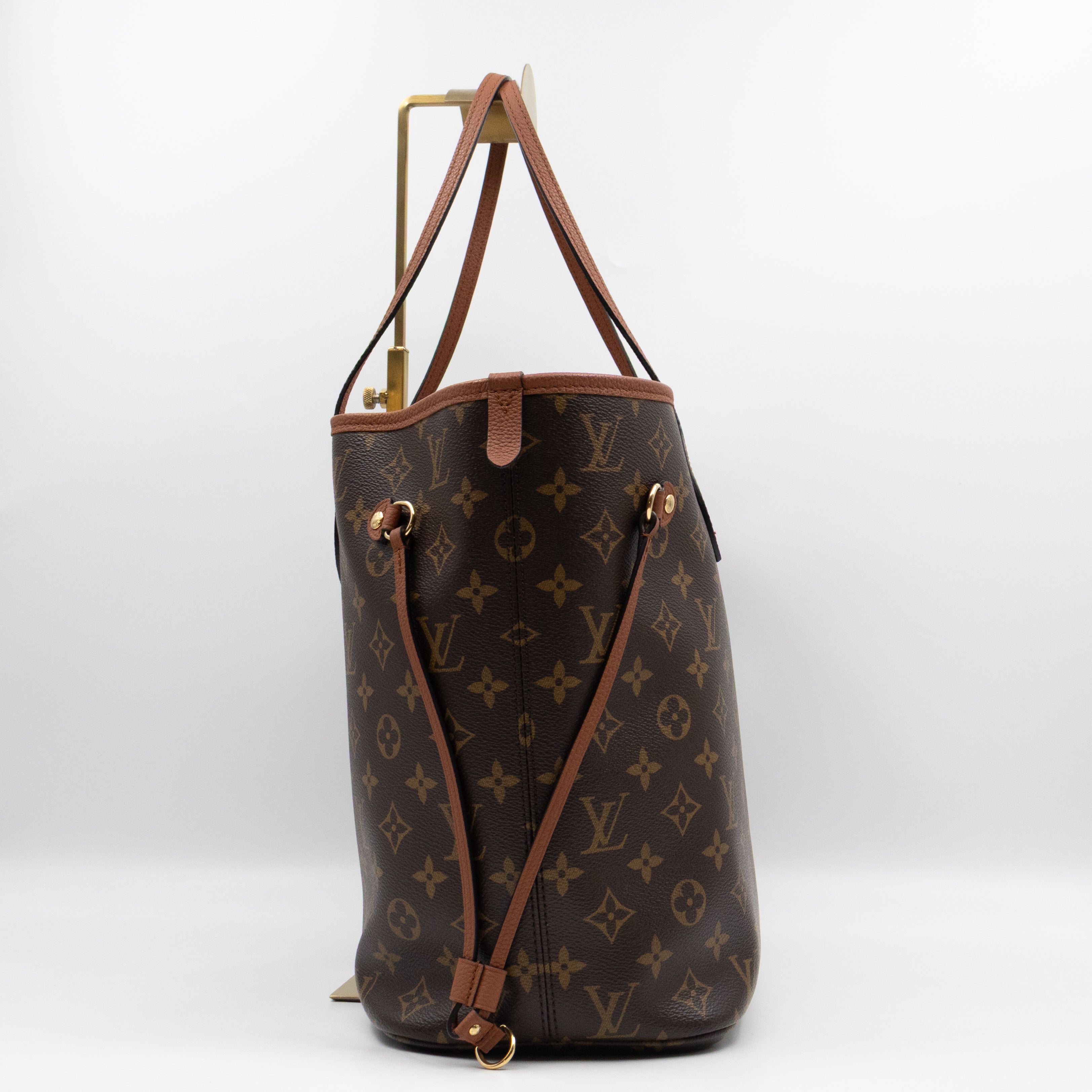 Neverfull MM Inside Out Monogram Canvas Tan Leather