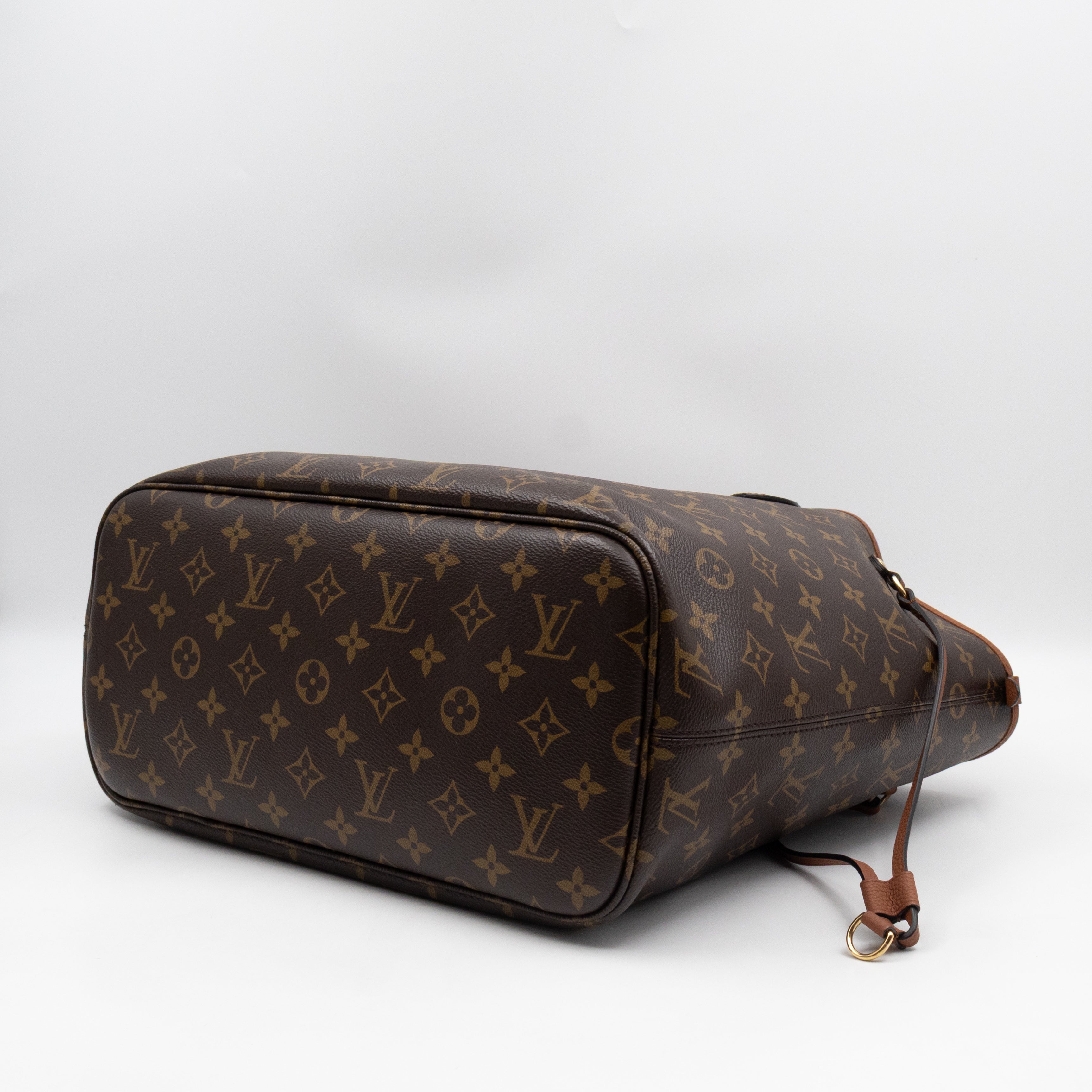 Neverfull MM Inside Out Monogram Canvas Tan Leather