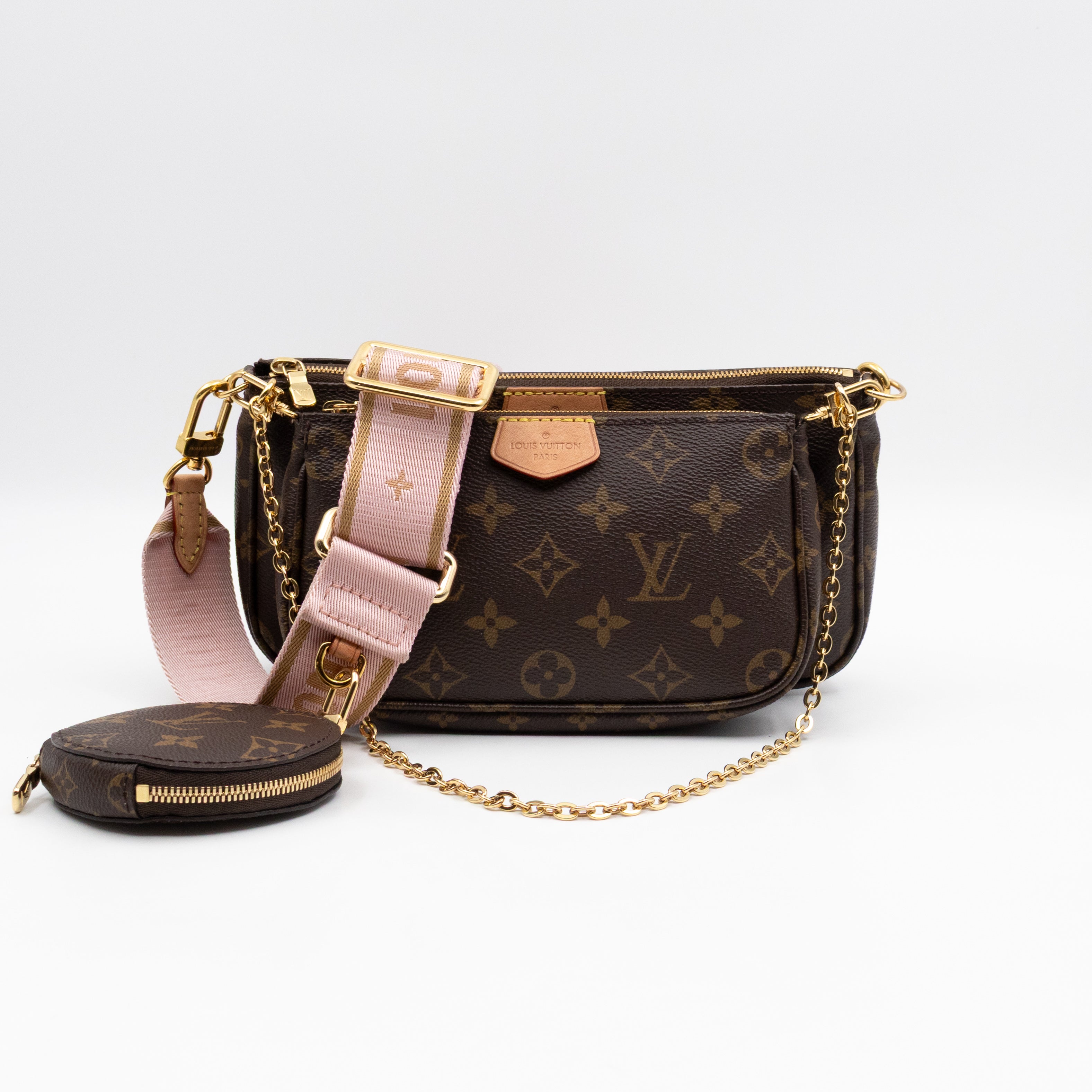 Multi Pochette Accessoires Monogram Rose