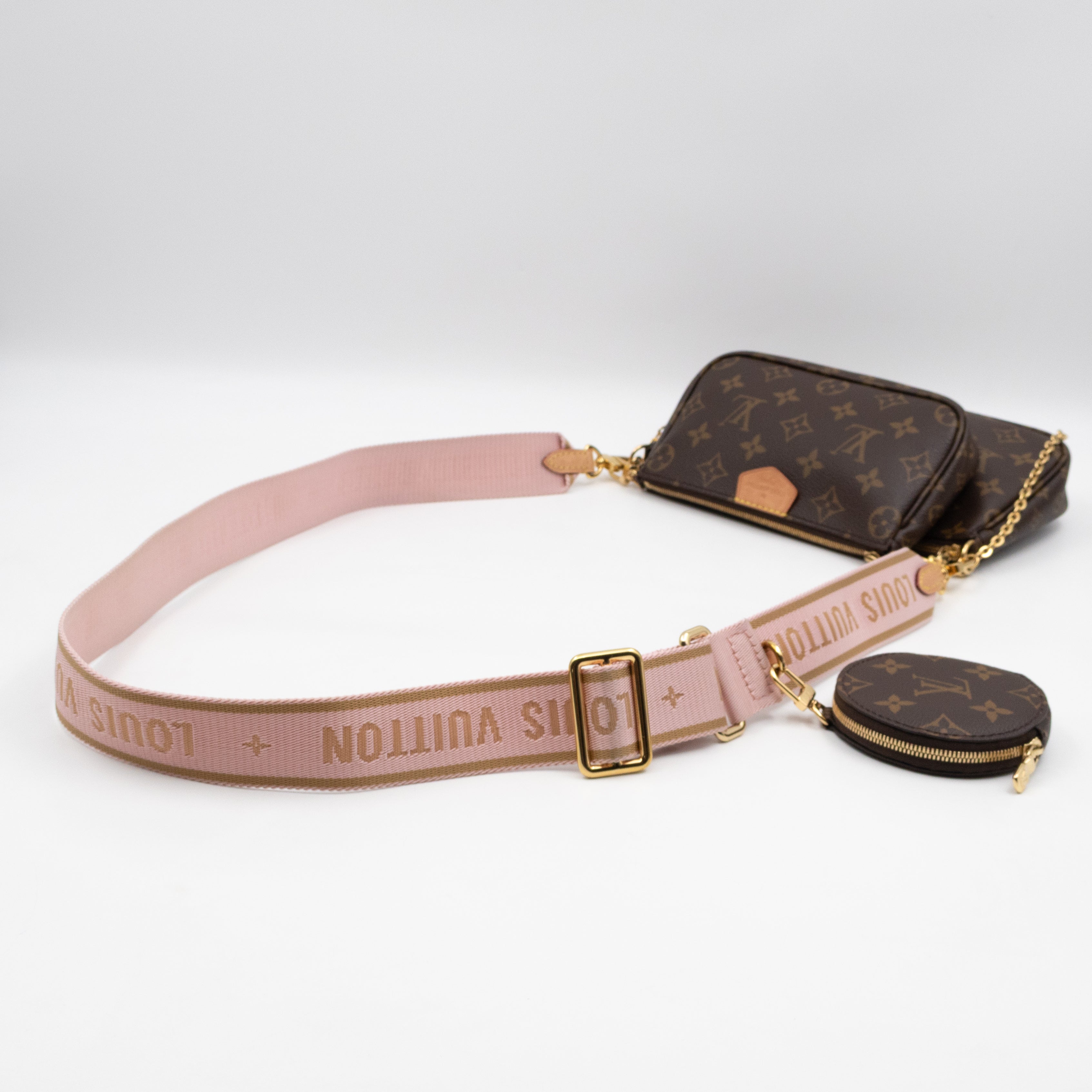 Multi Pochette Accessoires Monogram Rose