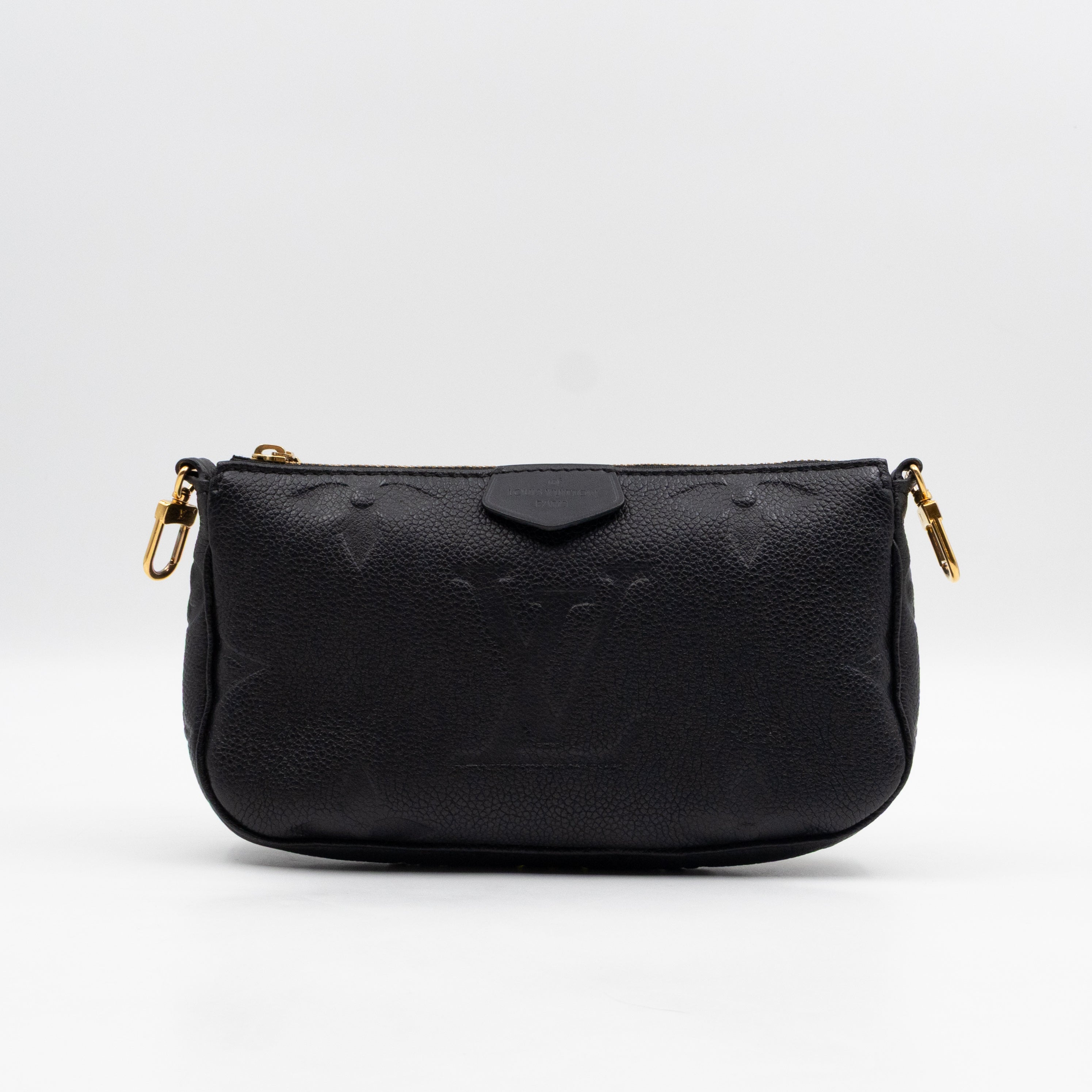 Multi Pochette Accessoires Black Monogram Empreinte
