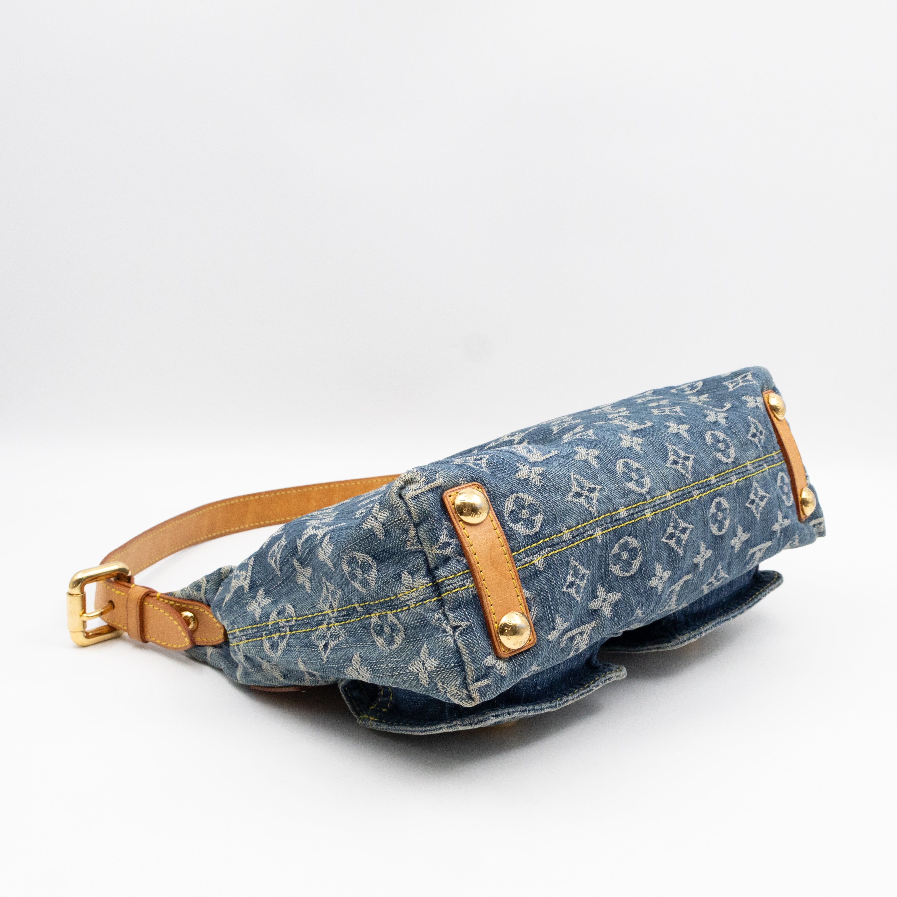 Baggy PM Blue Denim Monogram