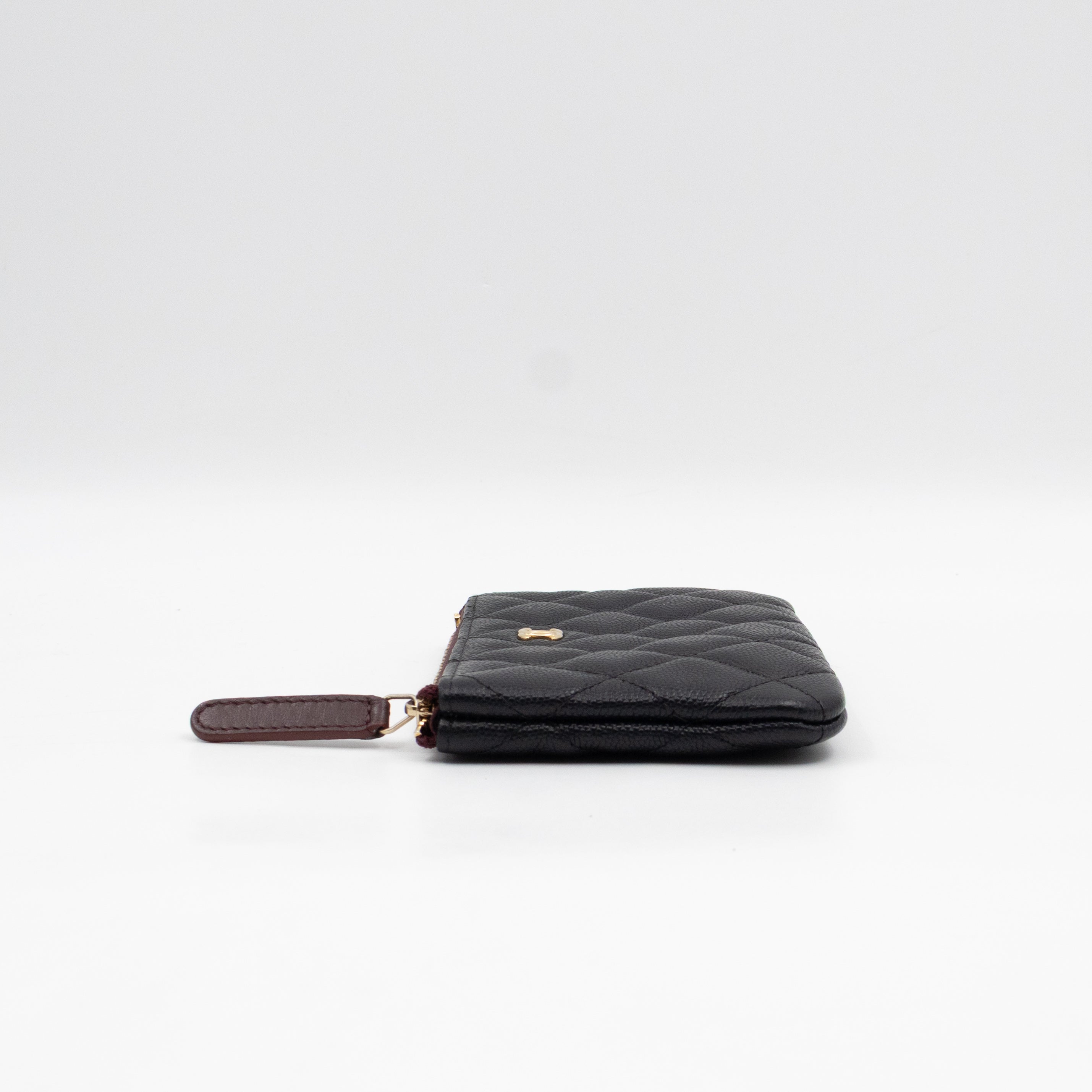 Classic Mini O Case Pouch Black Caviar Leather