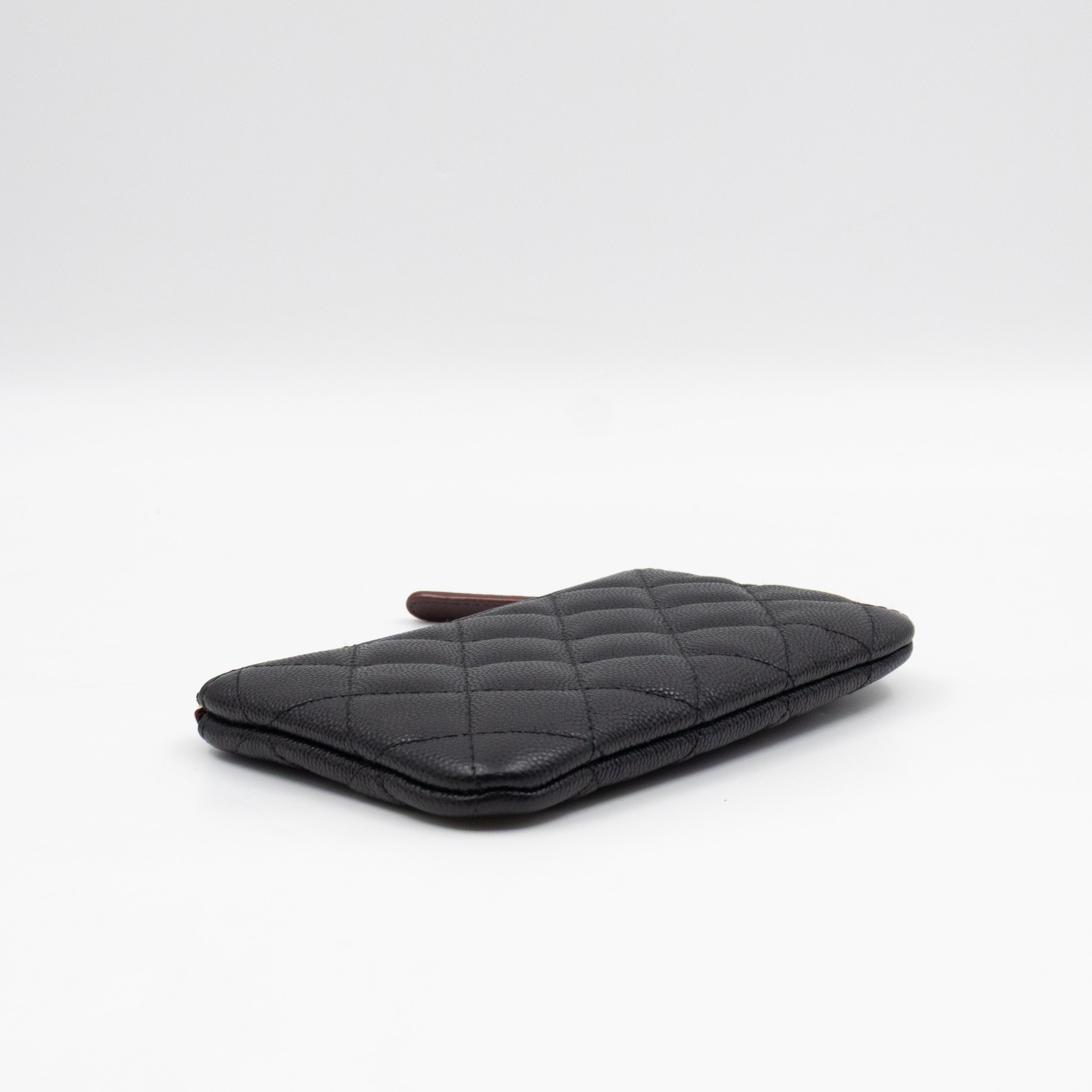 Classic Mini O Case Pouch Black Caviar Leather