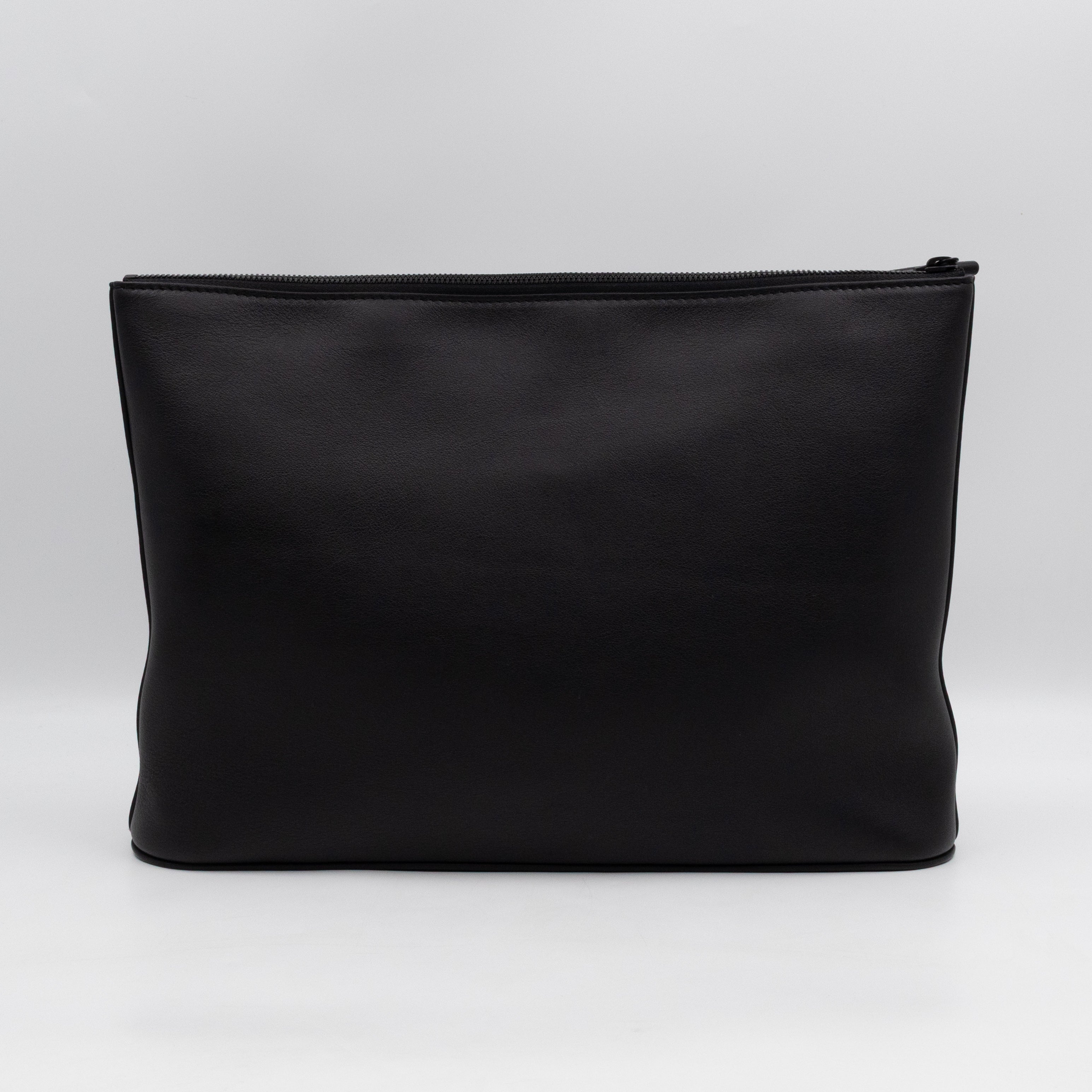 Pochette Cosmos Black Infinity Leather