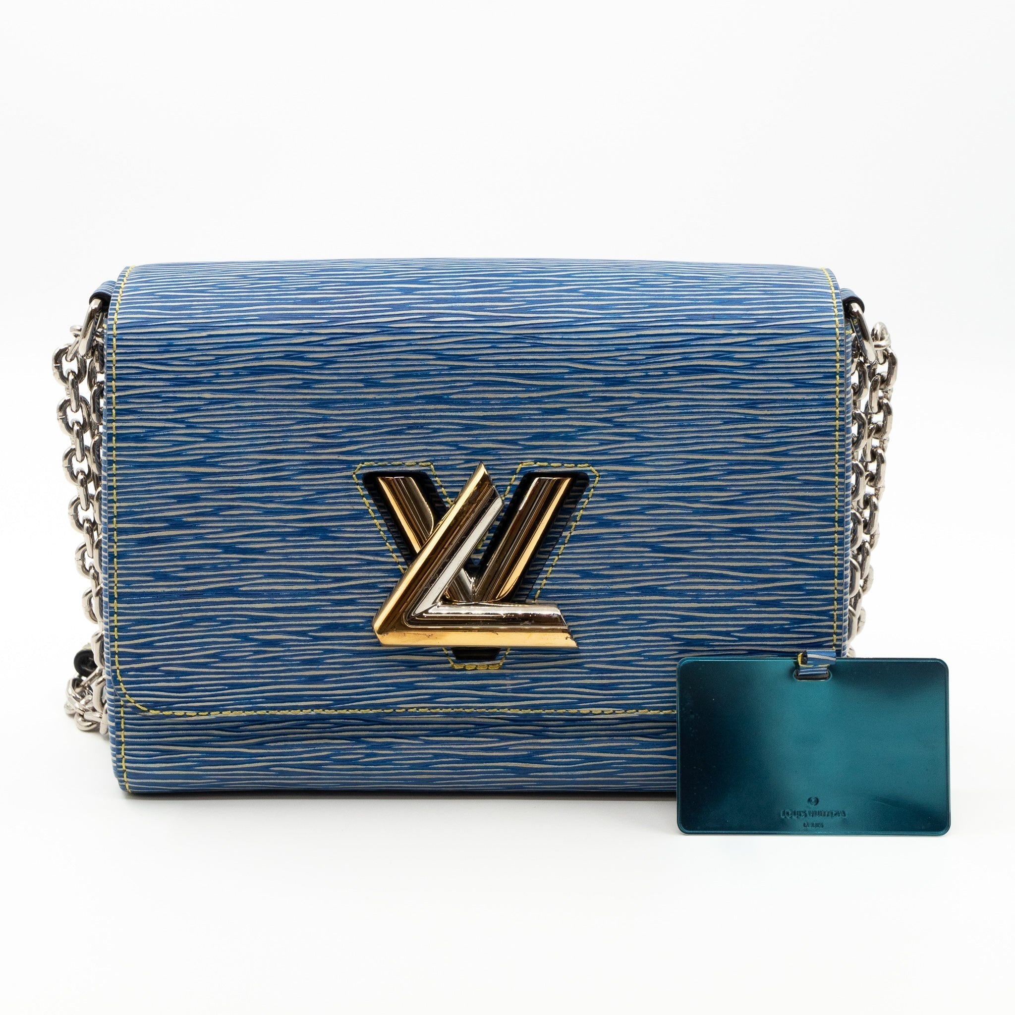 Twist MM Epi Leather Denim