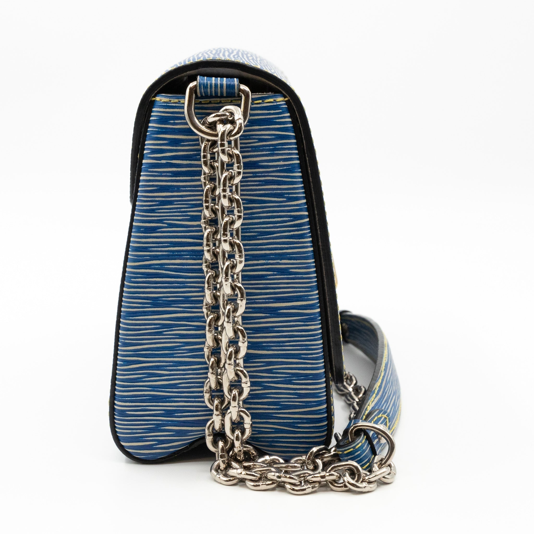 Twist MM Epi Leather Denim