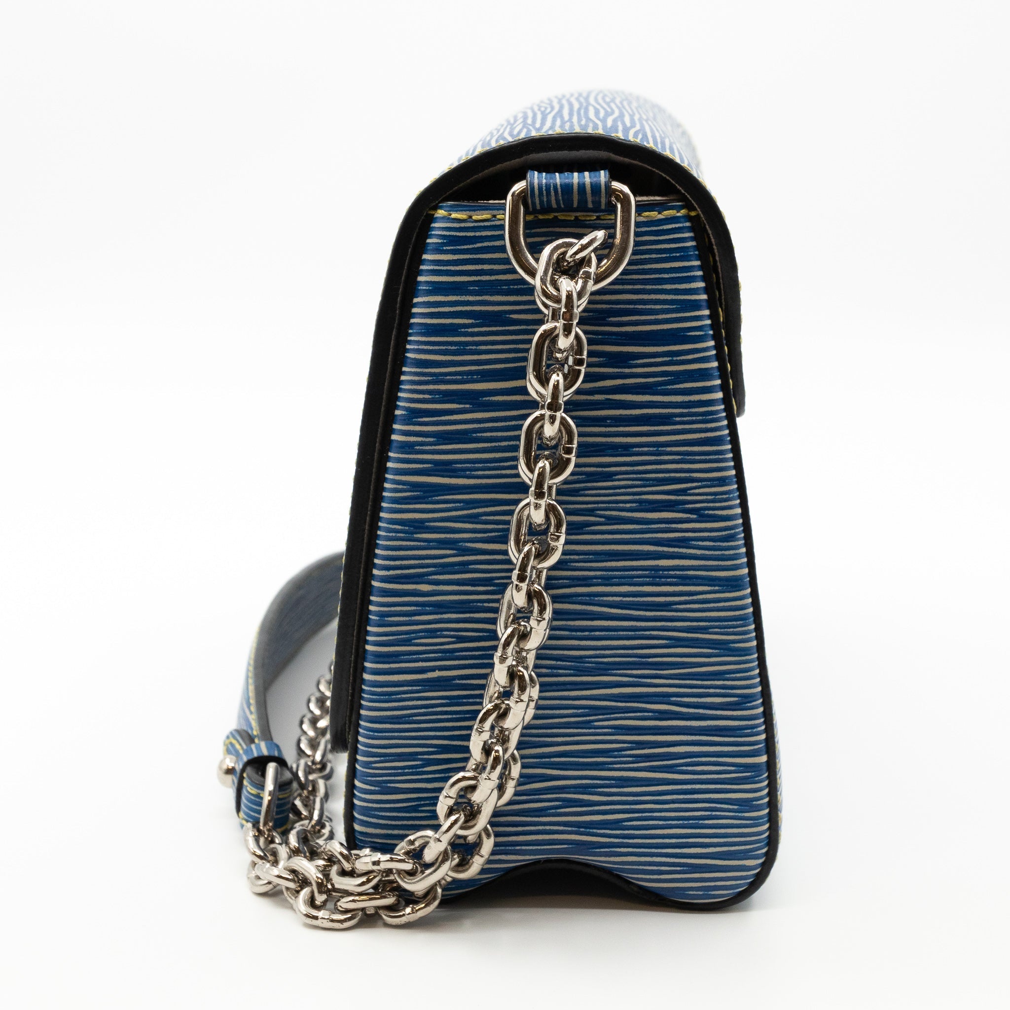 Twist MM Epi Leather Denim